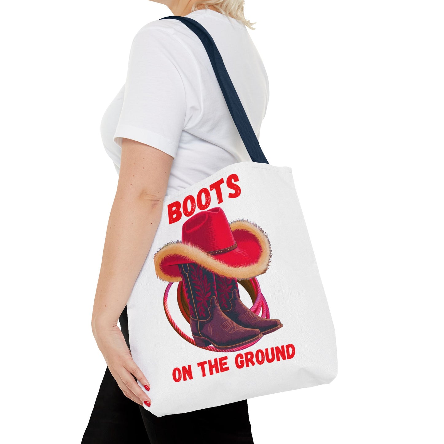 Boots on the Ground Tote Bag