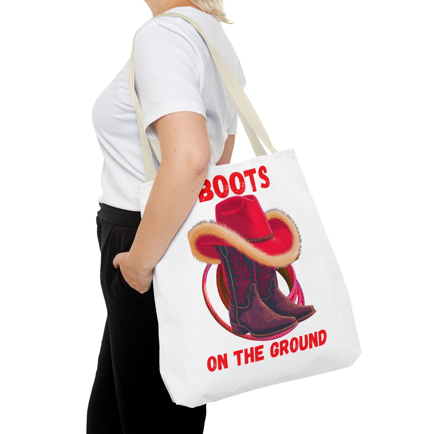 Boots on the Ground Tote Bag