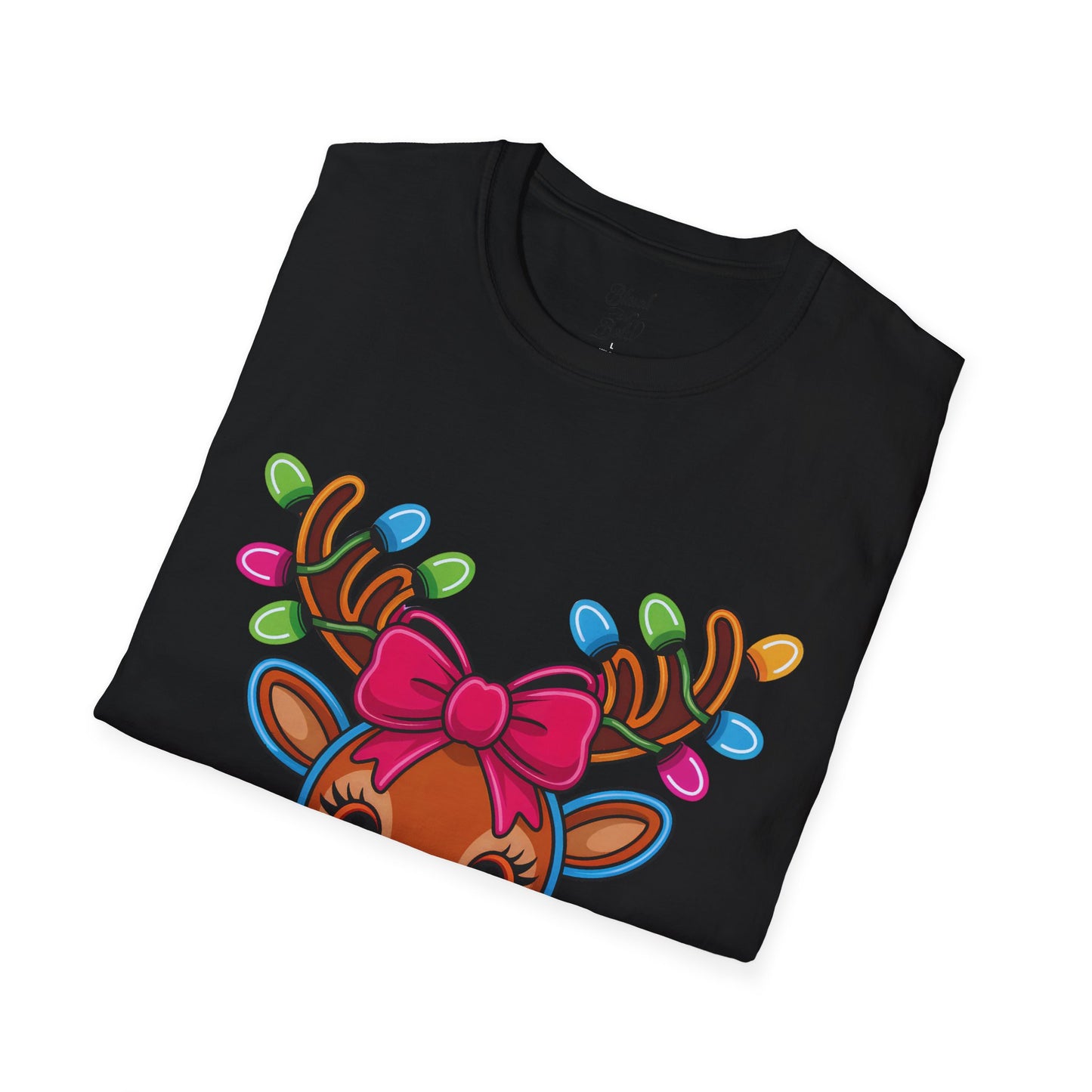 Christmas Jingle Glow Reindeer T-Shirt