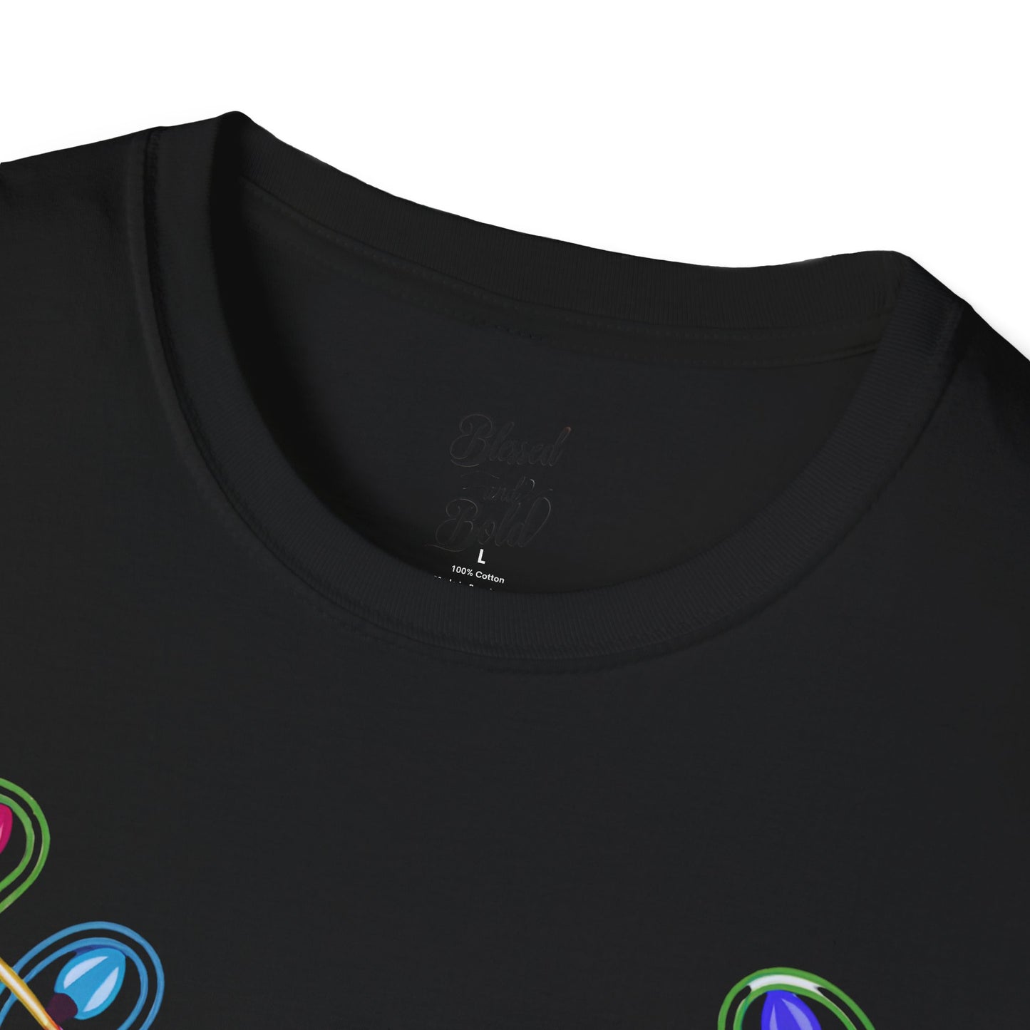 T-Shirt - Neon Noel Reindeer Design