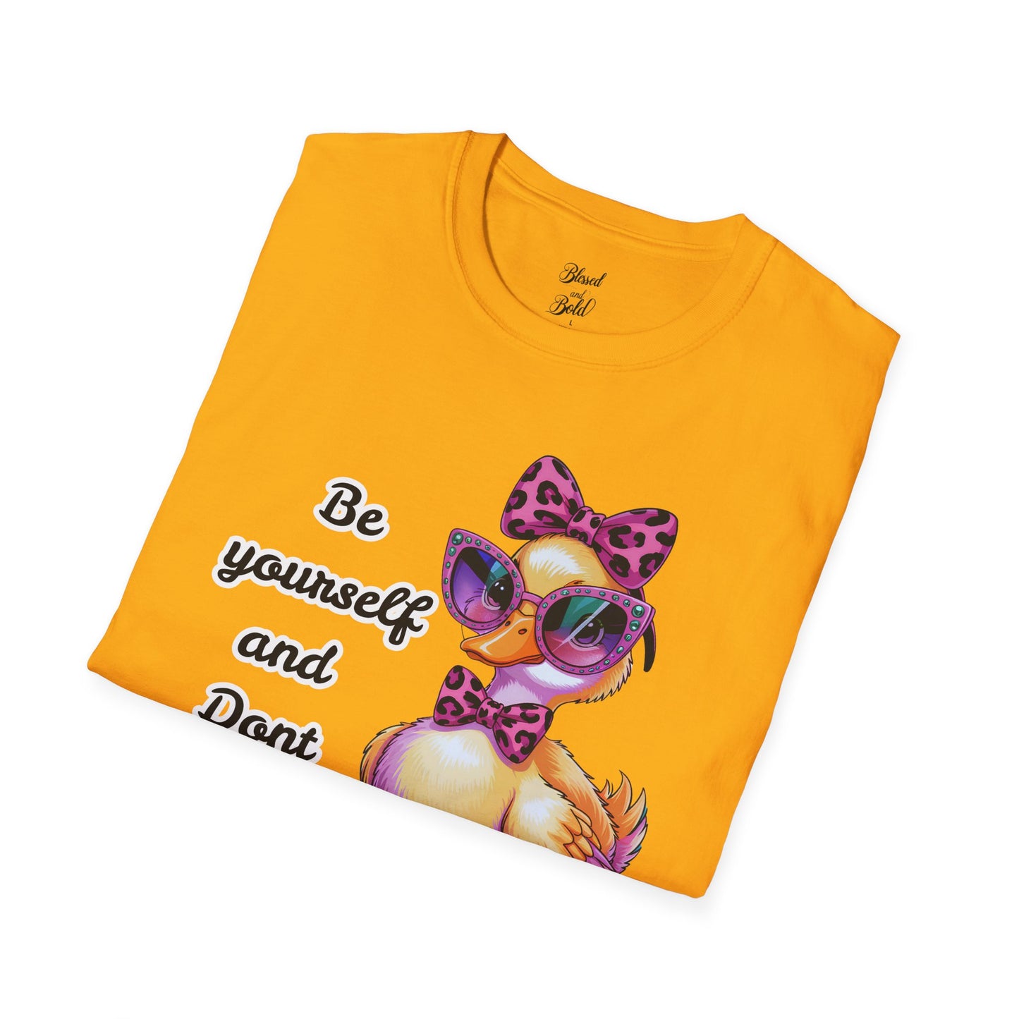 Be Yourself Unisex T-Shirt - Inspirational Quote Design