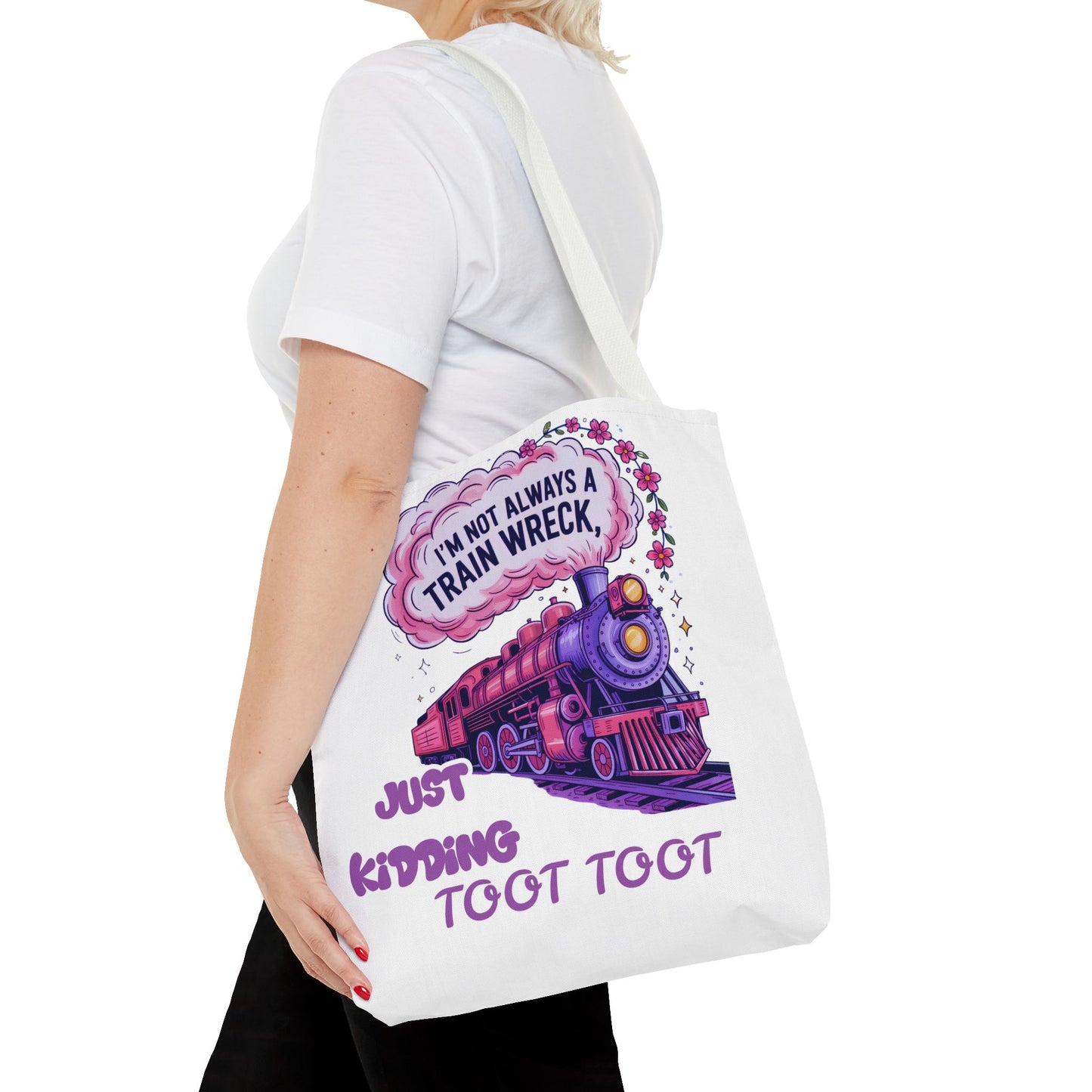 Tote Bag with TOOT TOOT Design