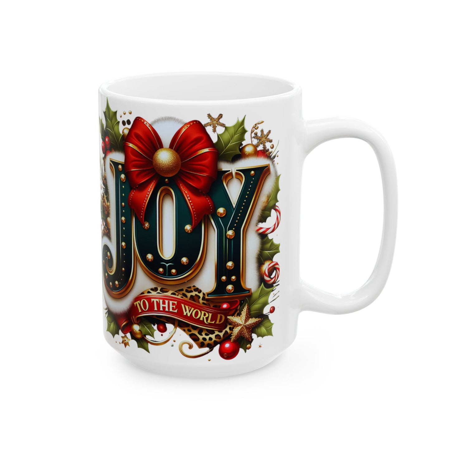 Mug - Joy to the World, Christmas Holiday Gift Idea