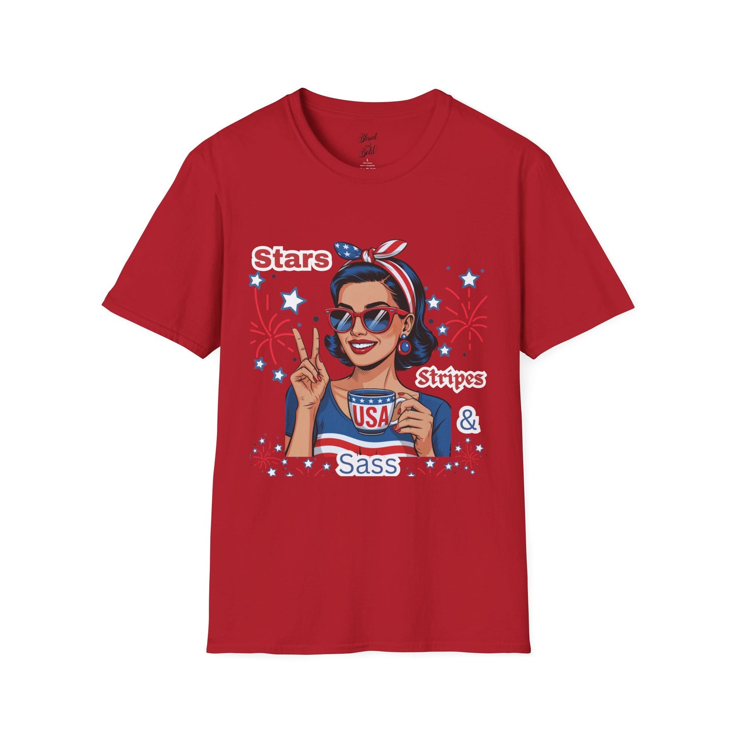 Star & Stripe Unisex T-Shirt - Patriotic Graphic Tee