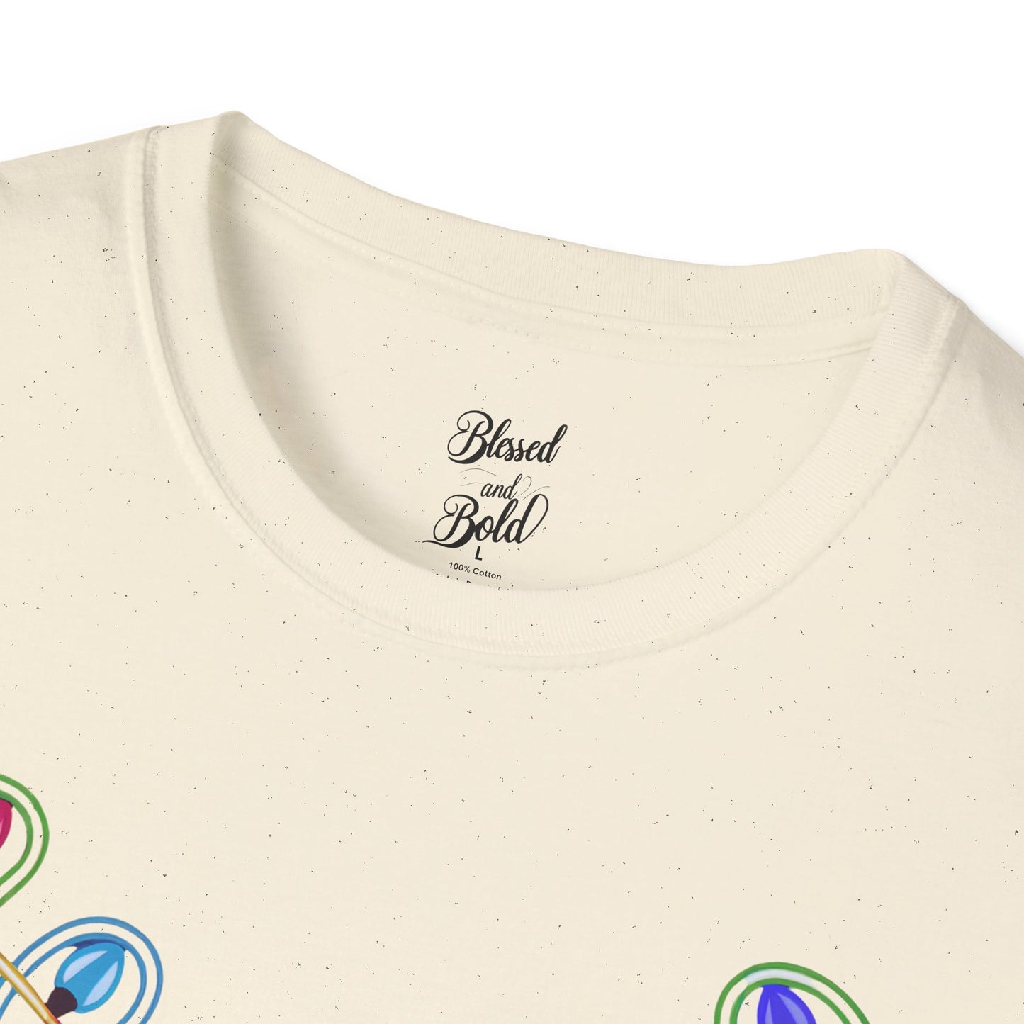 T-Shirt - Neon Noel Reindeer Design