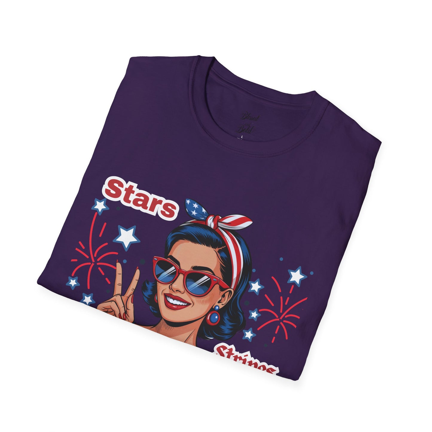 Star & Stripe Unisex T-Shirt - Patriotic Graphic Tee
