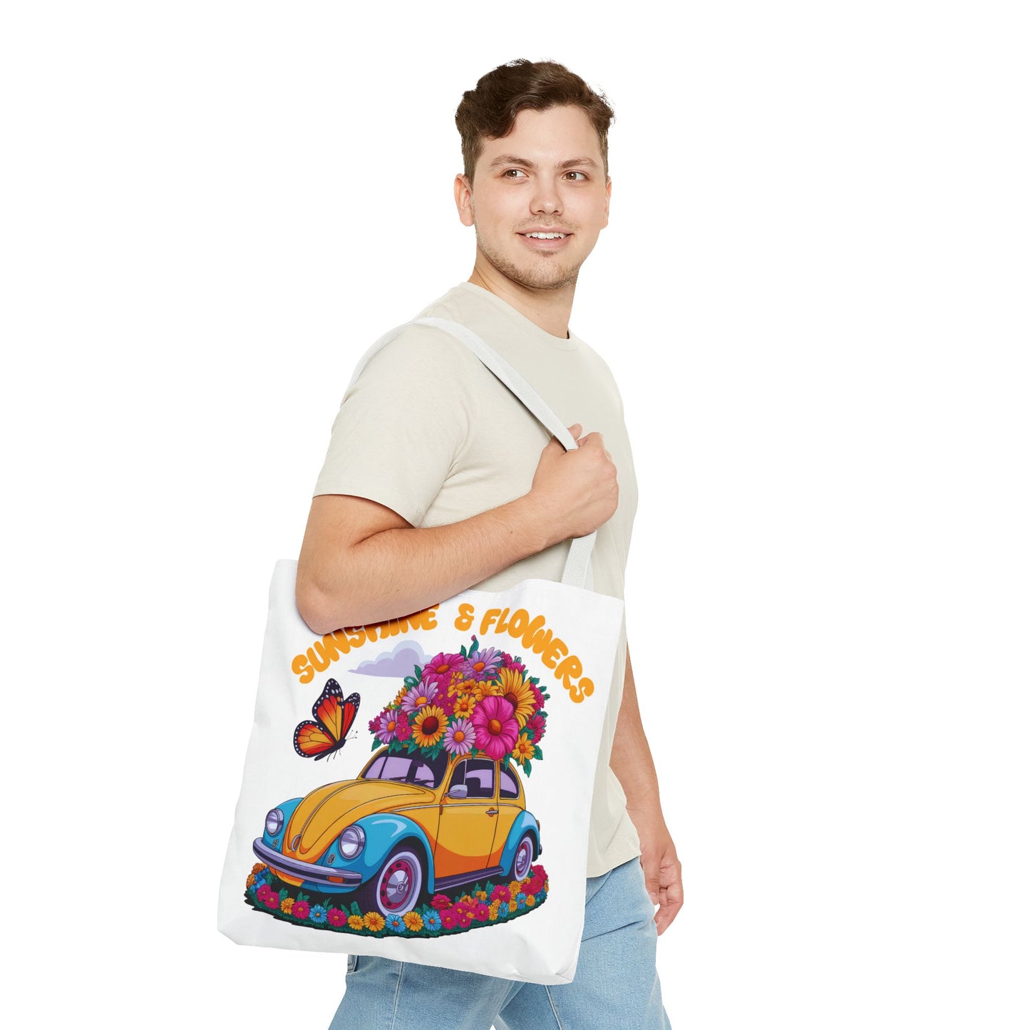 Sunshine & Flowers Tote Bag
