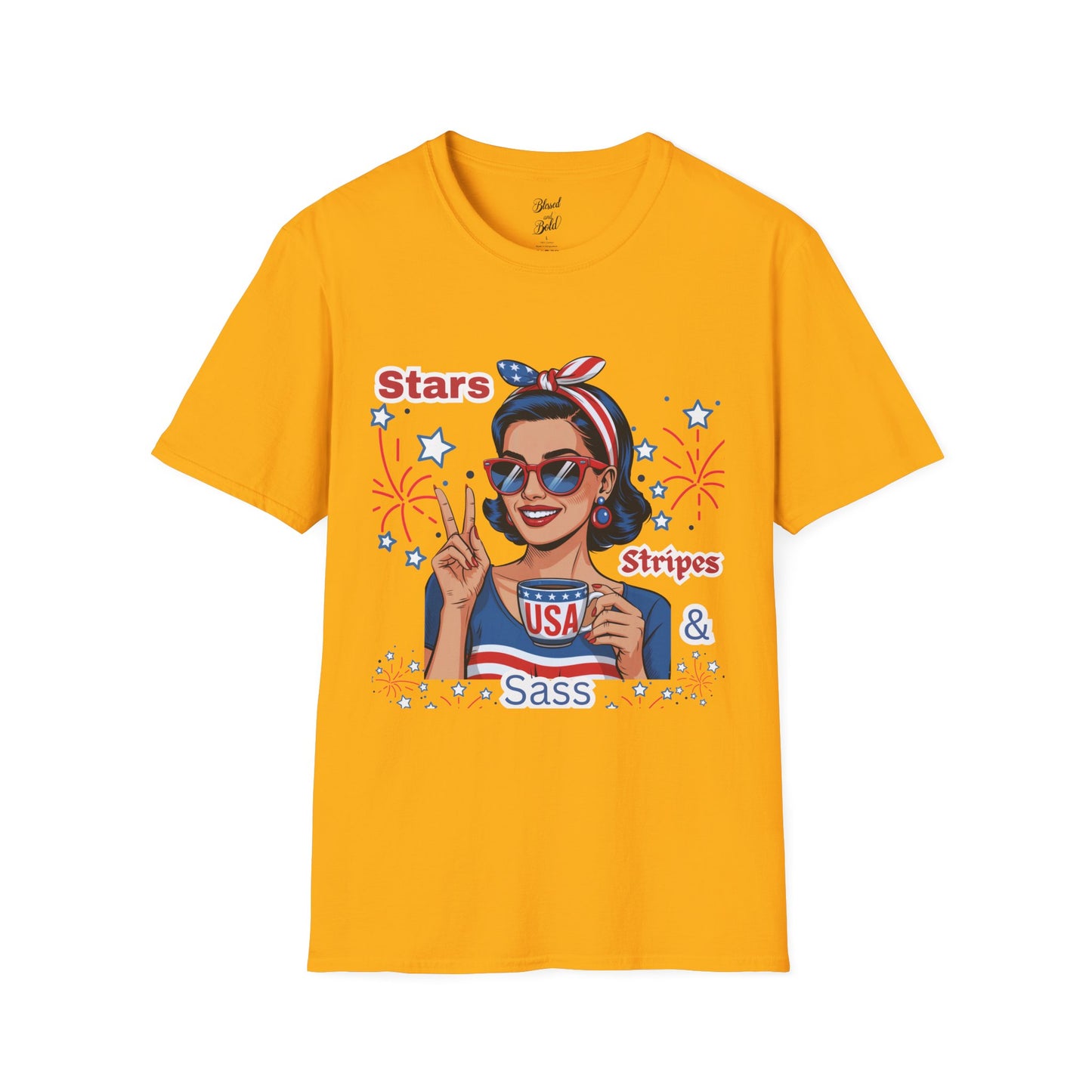 Star & Stripe Unisex T-Shirt - Patriotic Graphic Tee