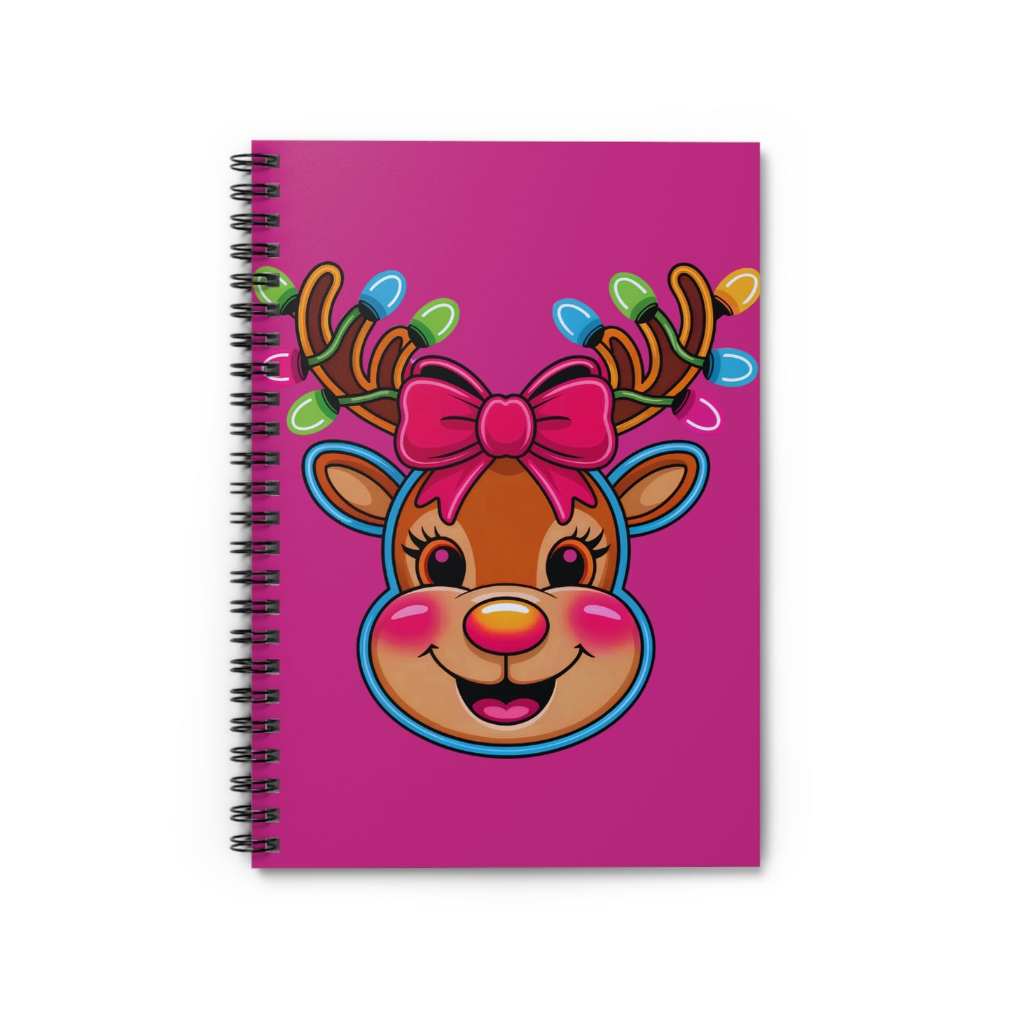 Spiral Notebook - Twinkle Thoughts & Reindeer Dreams