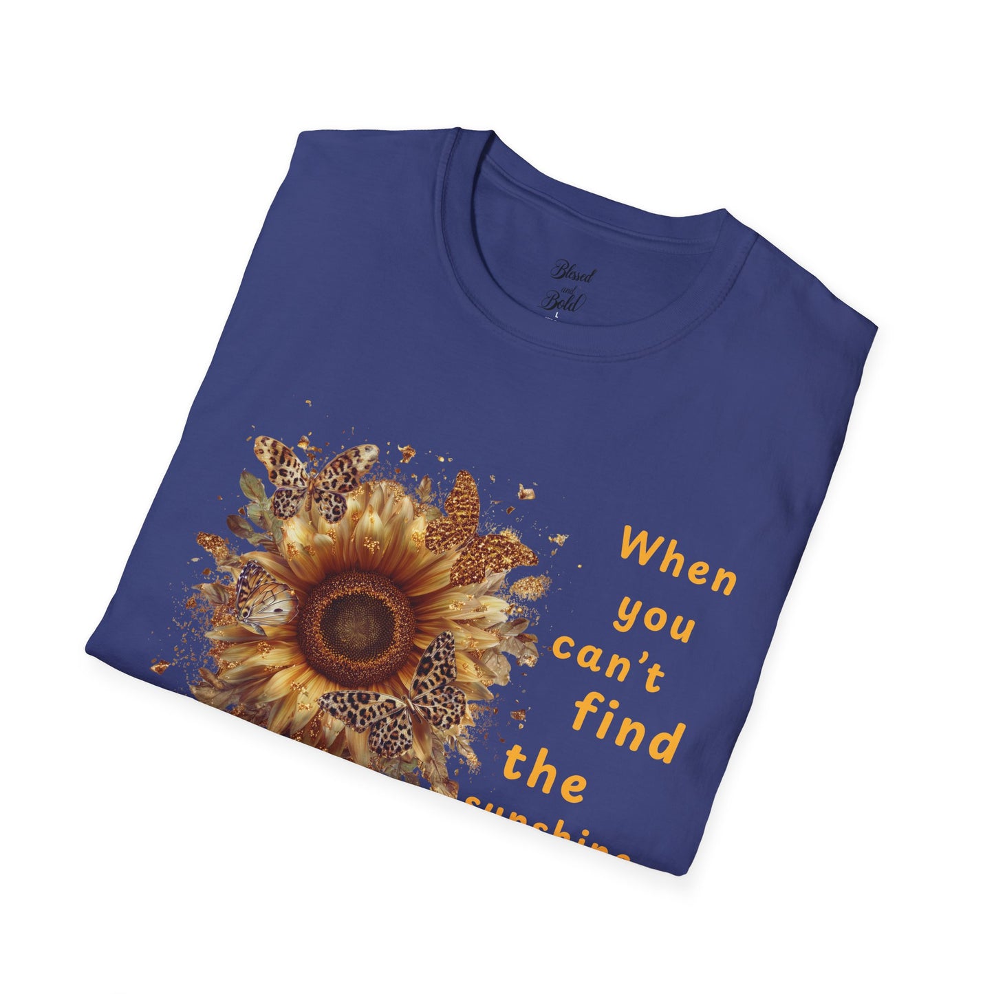 Sunshine Unisex T-Shirt - Be the Light Motivational Quote