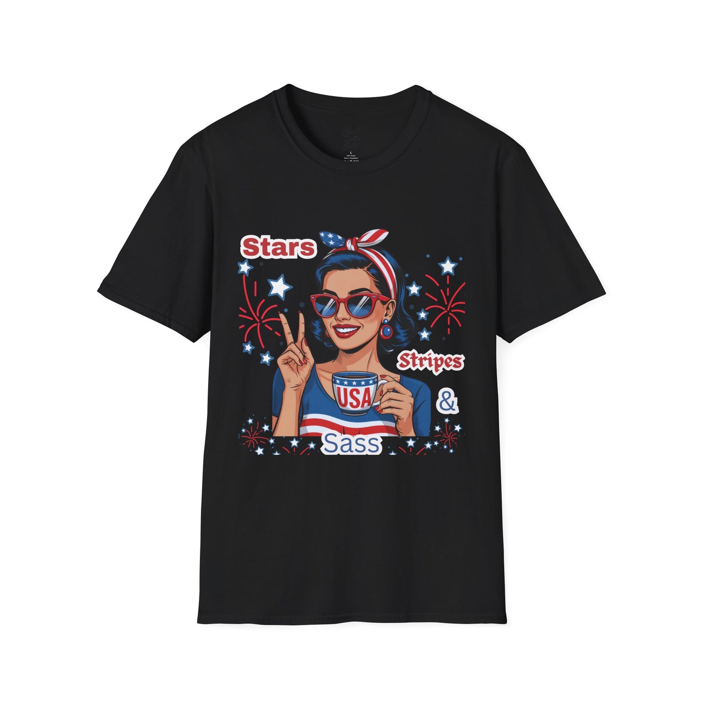 Star & Stripe Unisex T-Shirt - Patriotic Graphic Tee