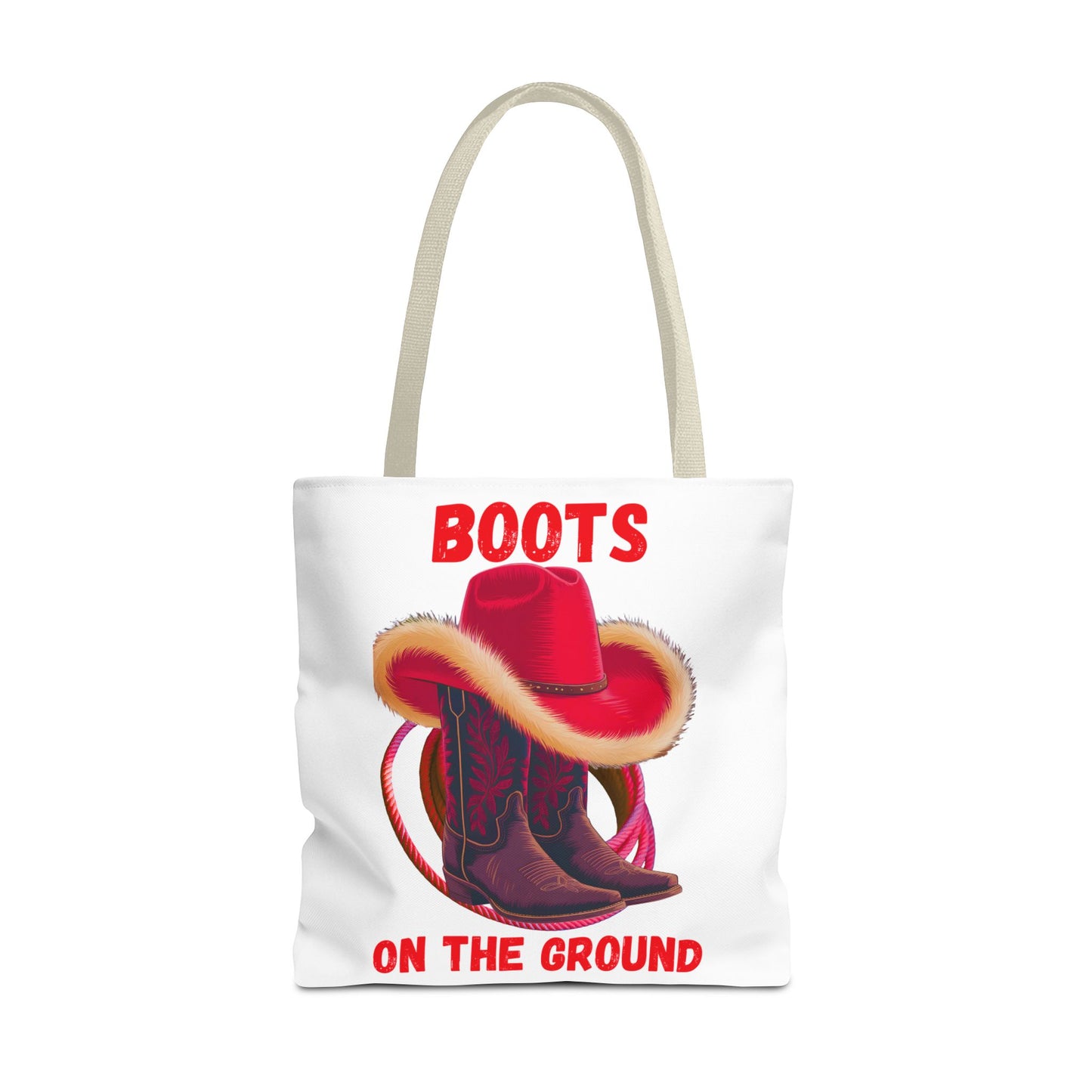 Boots on the Ground Tote Bag