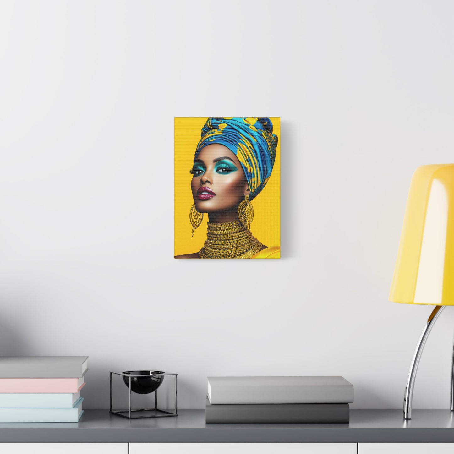 Canvas Art - The Power of African Elegance