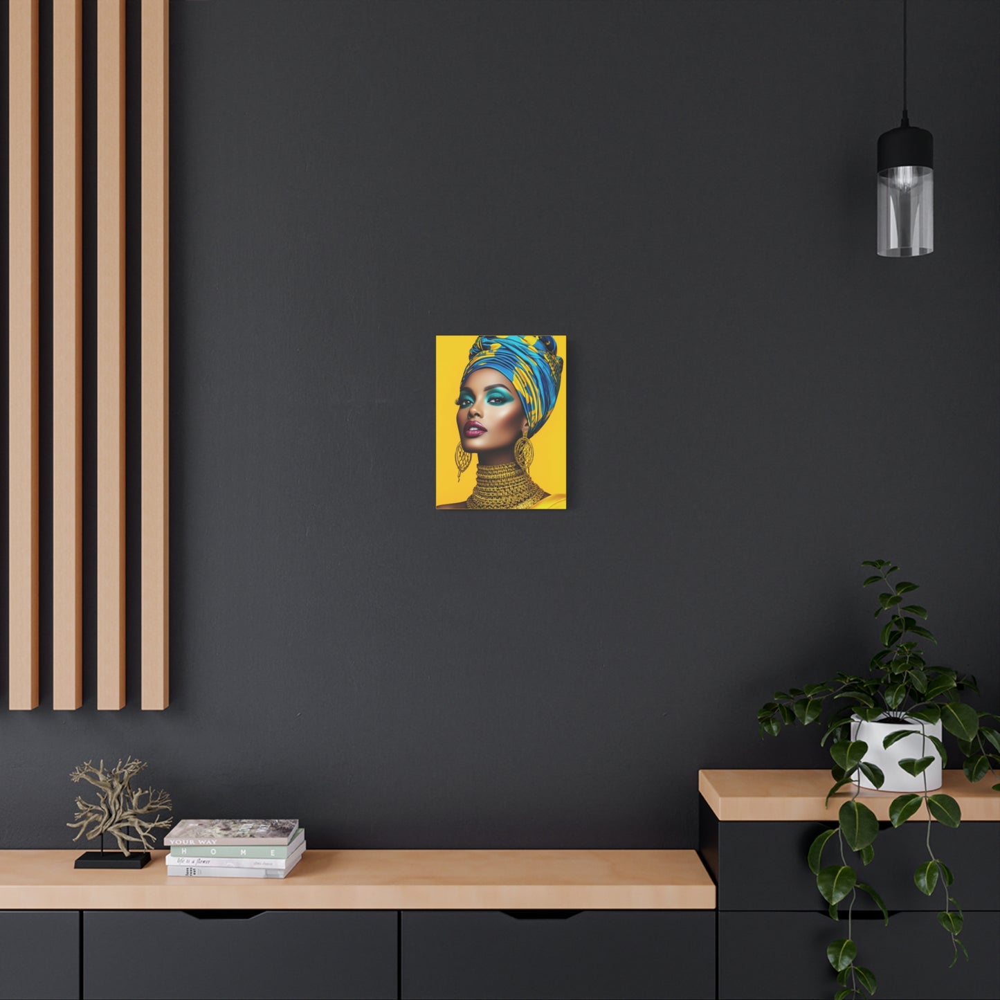 Canvas Art - The Power of African Elegance