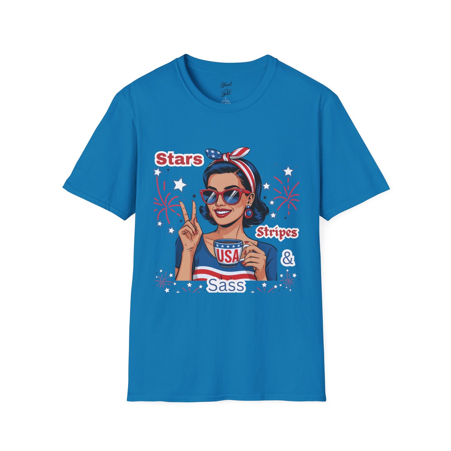 Star & Stripe Unisex T-Shirt - Patriotic Graphic Tee