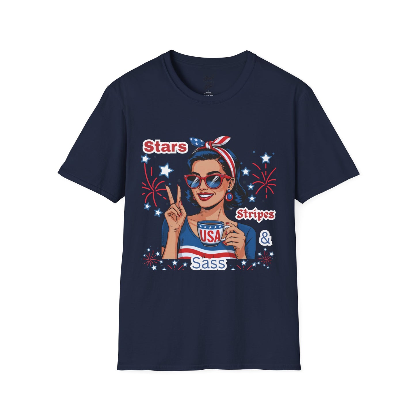 Star & Stripe Unisex T-Shirt - Patriotic Graphic Tee