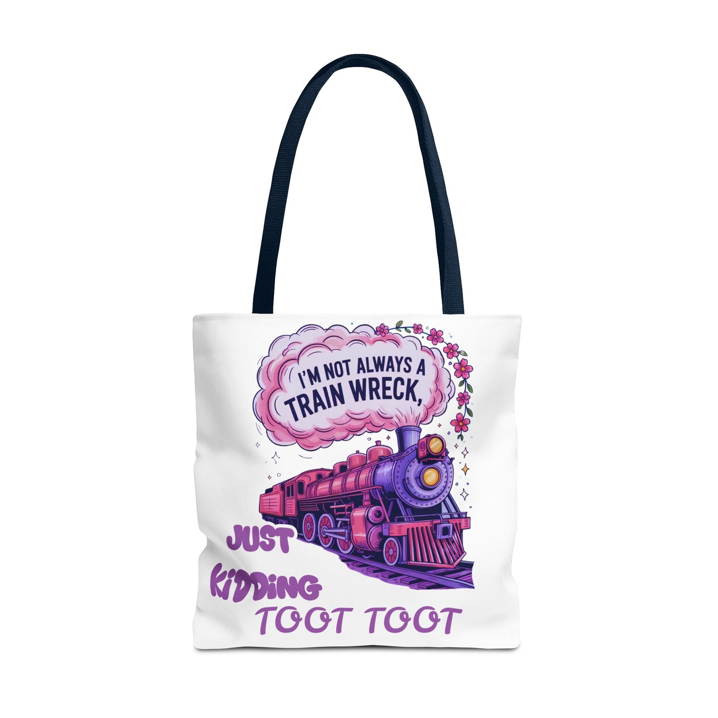 Tote Bag with TOOT TOOT Design