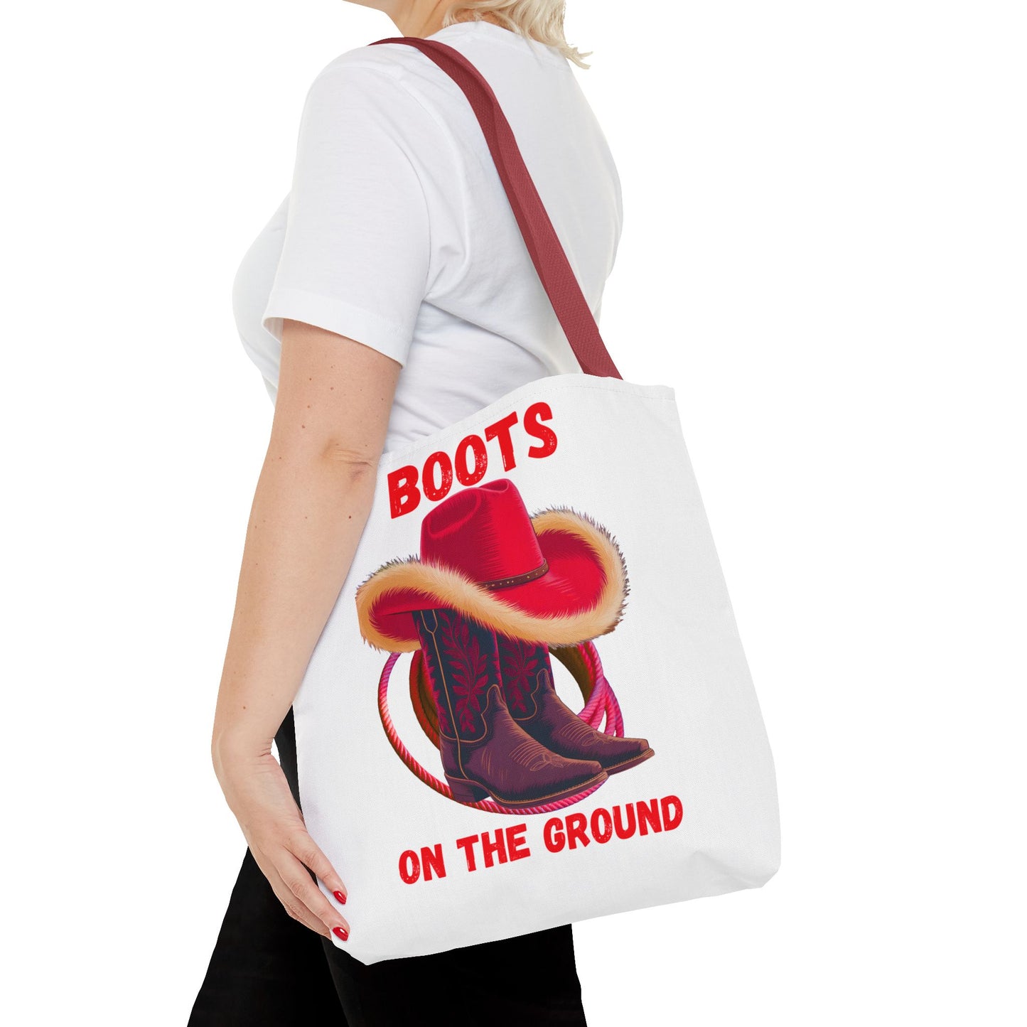 Boots on the Ground Tote Bag