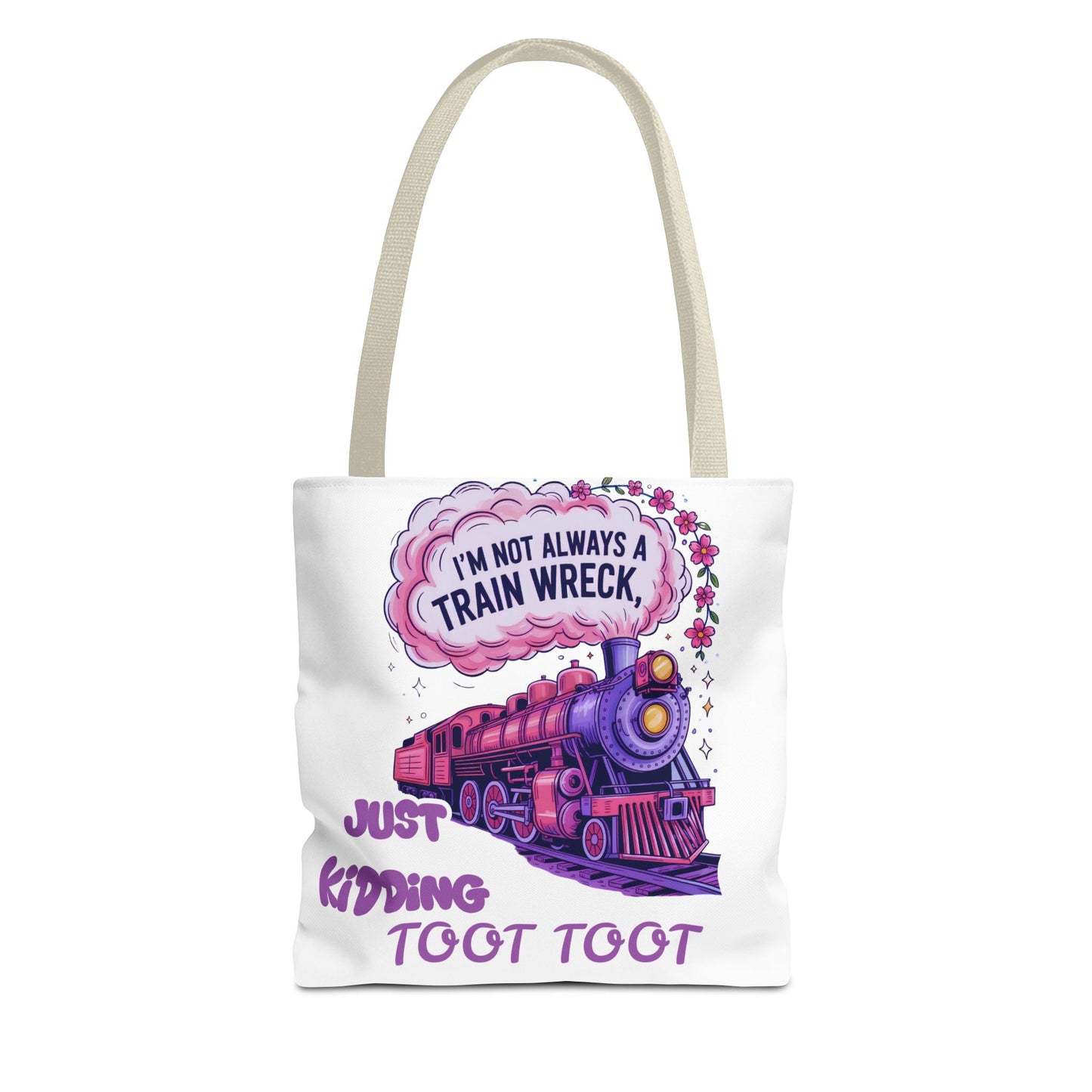 Tote Bag with TOOT TOOT Design