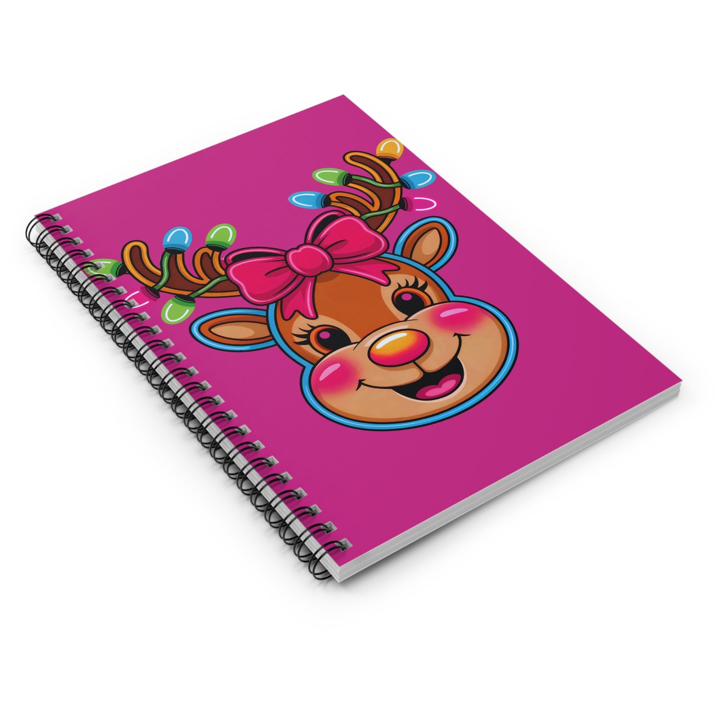 Spiral Notebook - Twinkle Thoughts & Reindeer Dreams