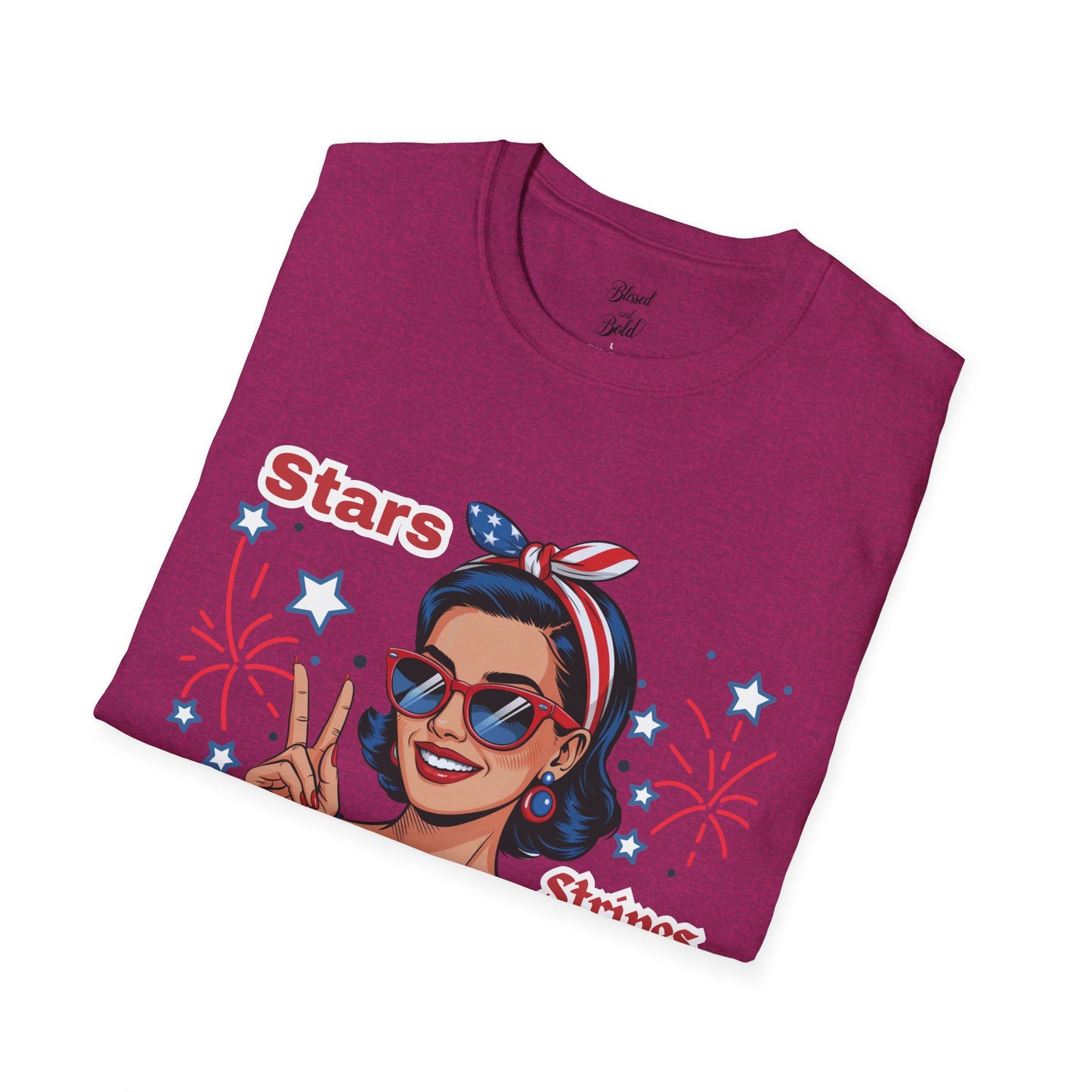 Star & Stripe Unisex T-Shirt - Patriotic Graphic Tee