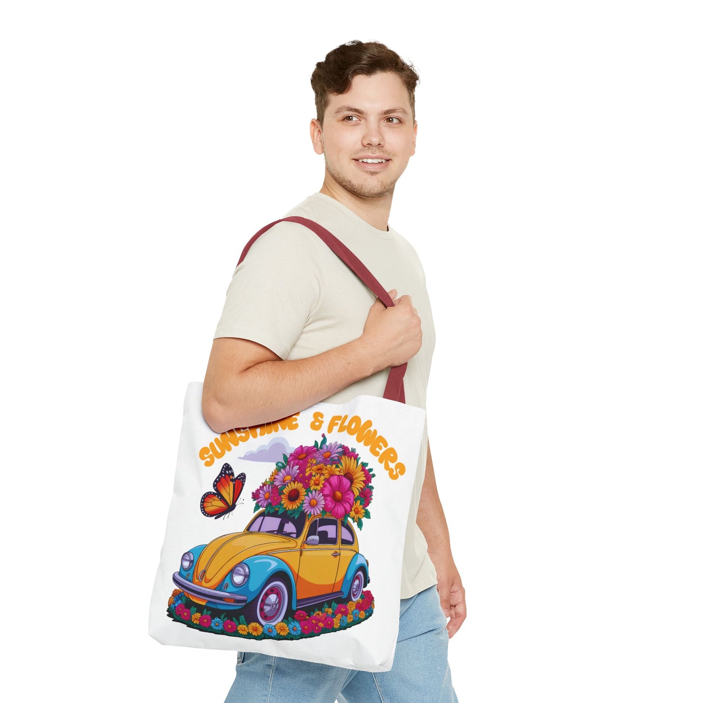 Sunshine & Flowers Tote Bag