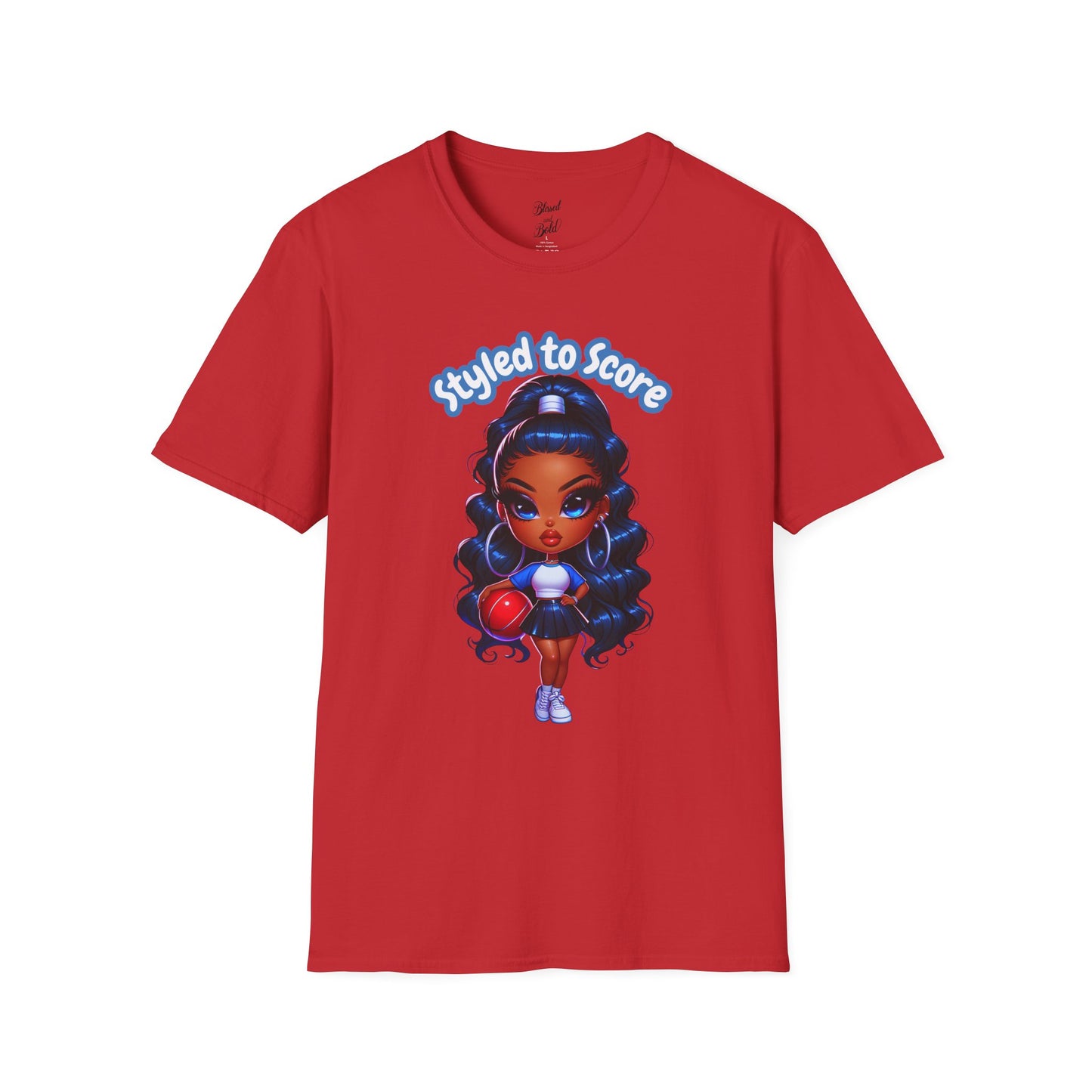 Softstyle T-Shirt Styled to Score