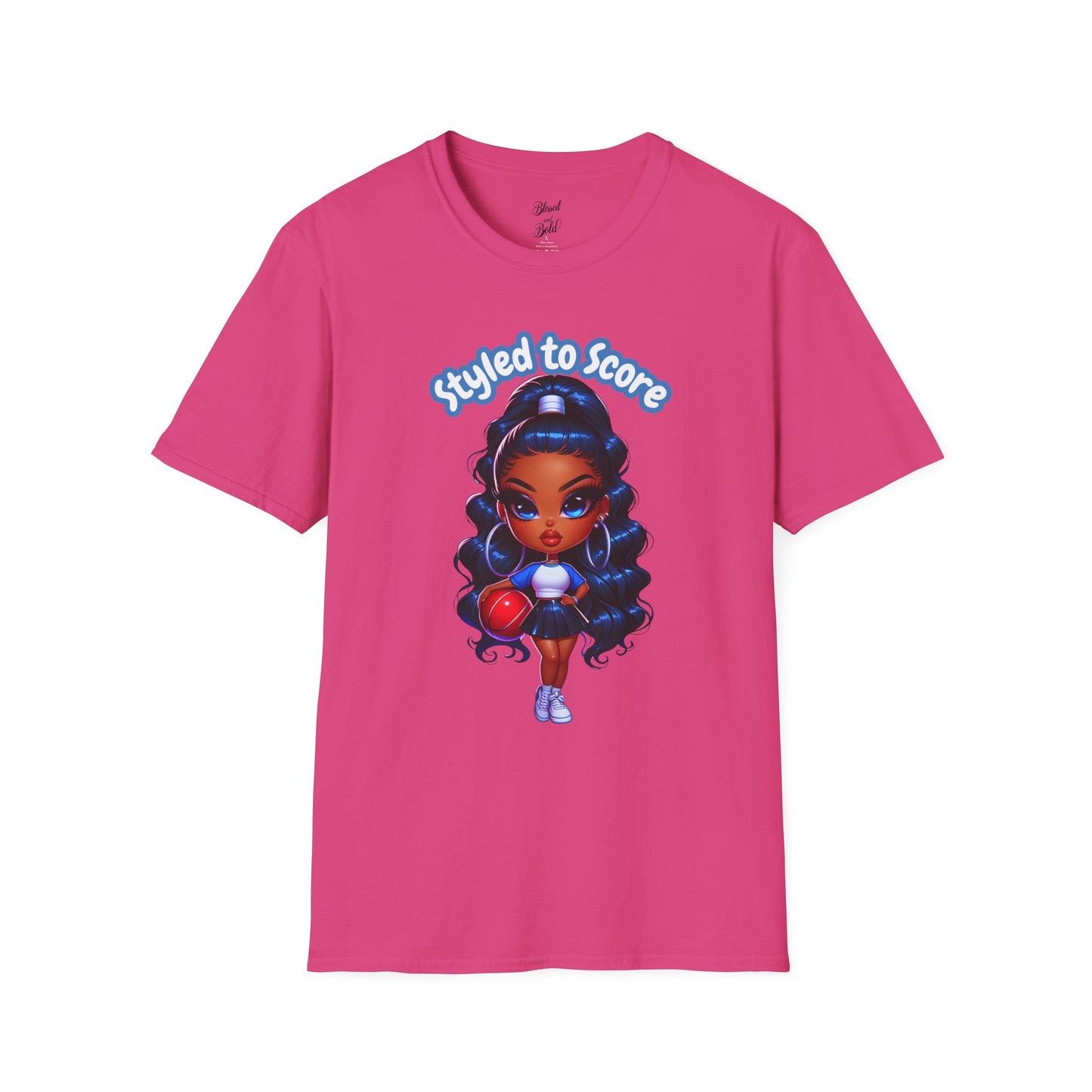 Softstyle T-Shirt Styled to Score