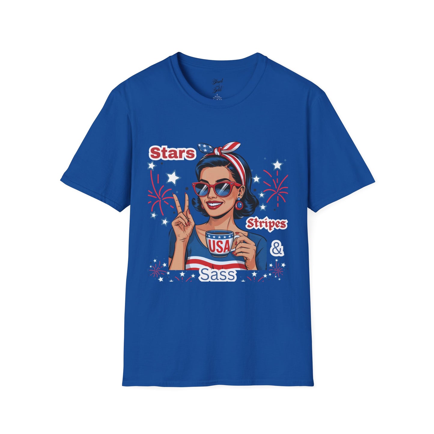 Star & Stripe Unisex T-Shirt - Patriotic Graphic Tee