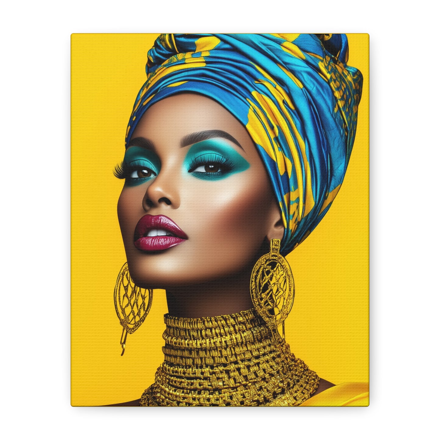 Canvas Art - The Power of African Elegance