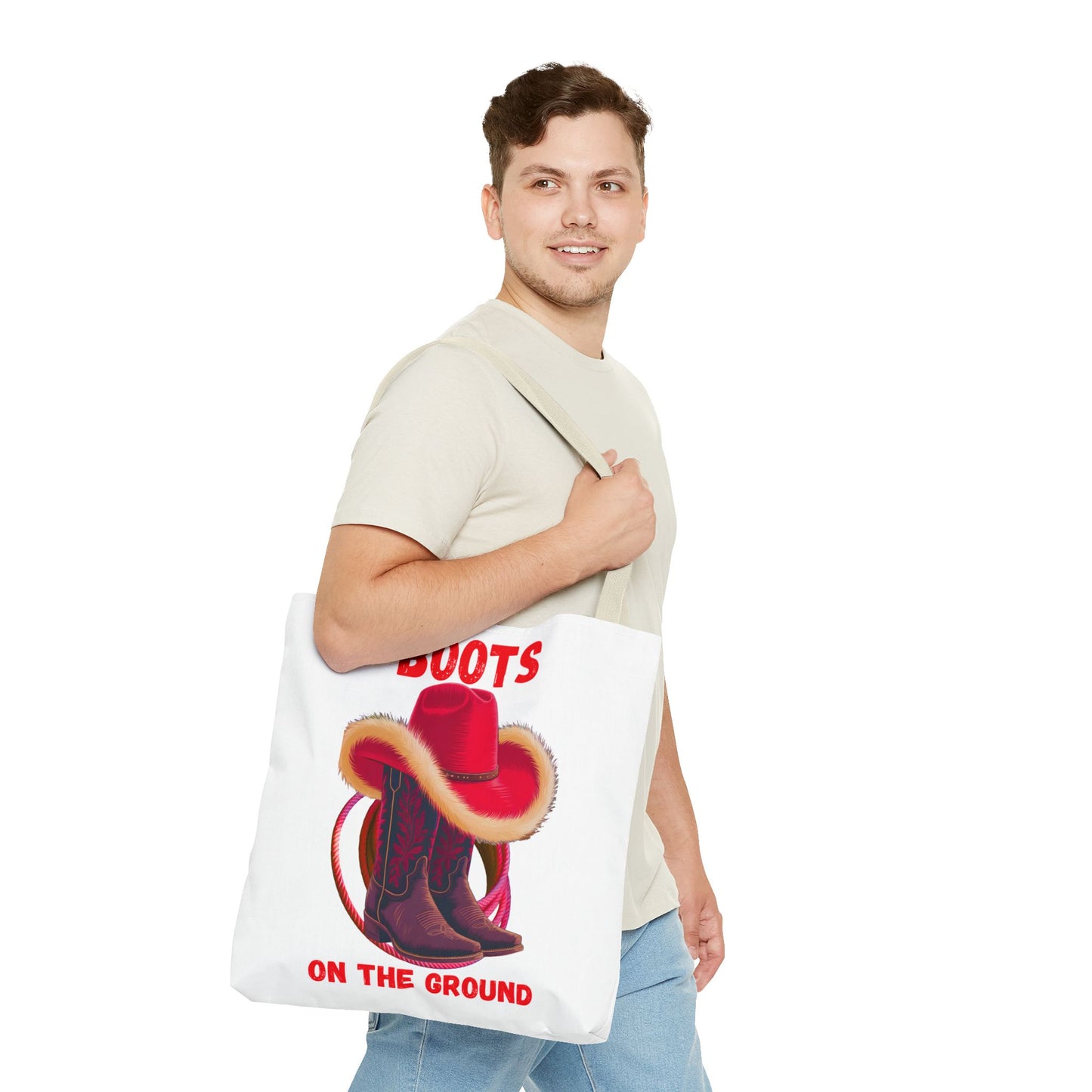 Boots on the Ground Tote Bag