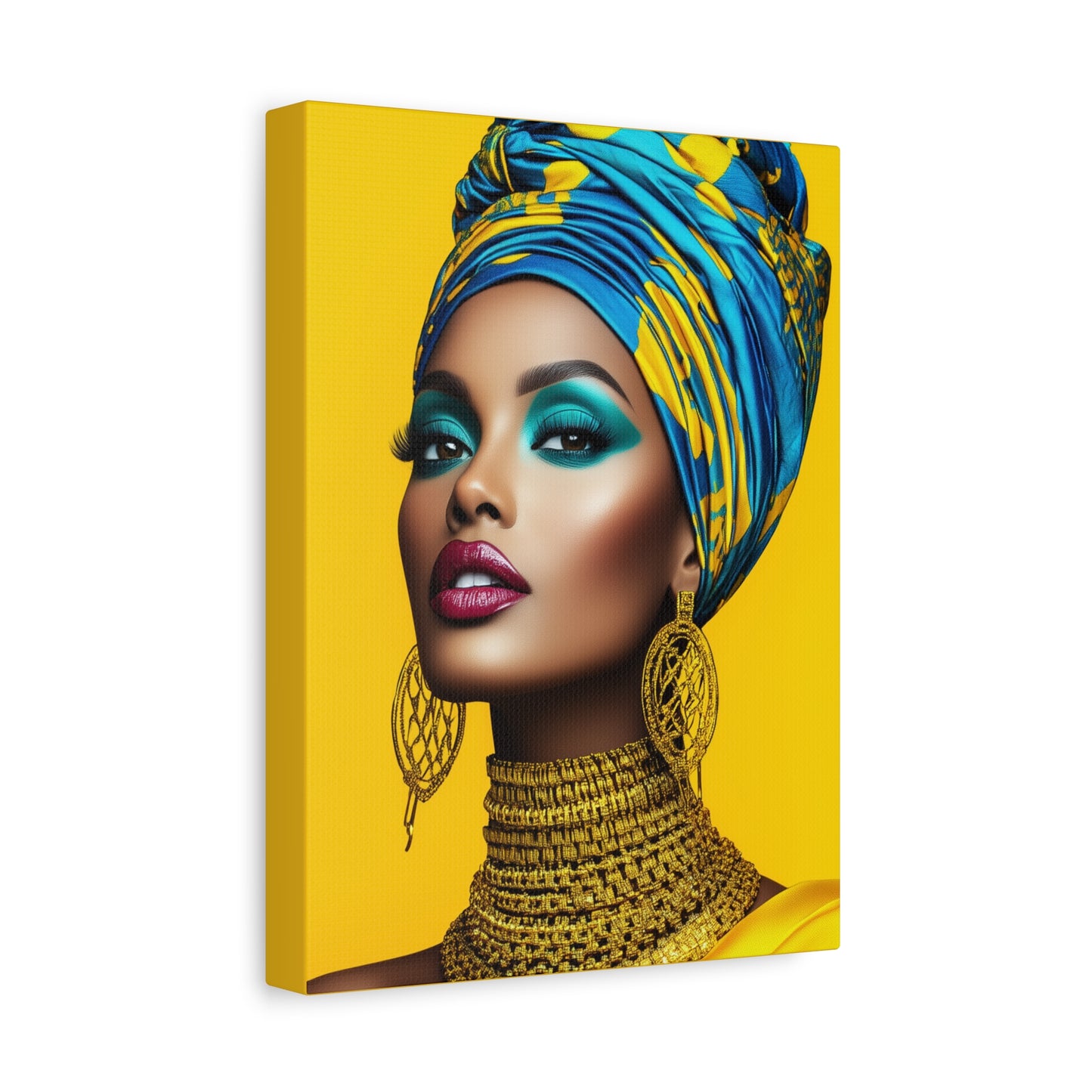 Canvas Art - The Power of African Elegance