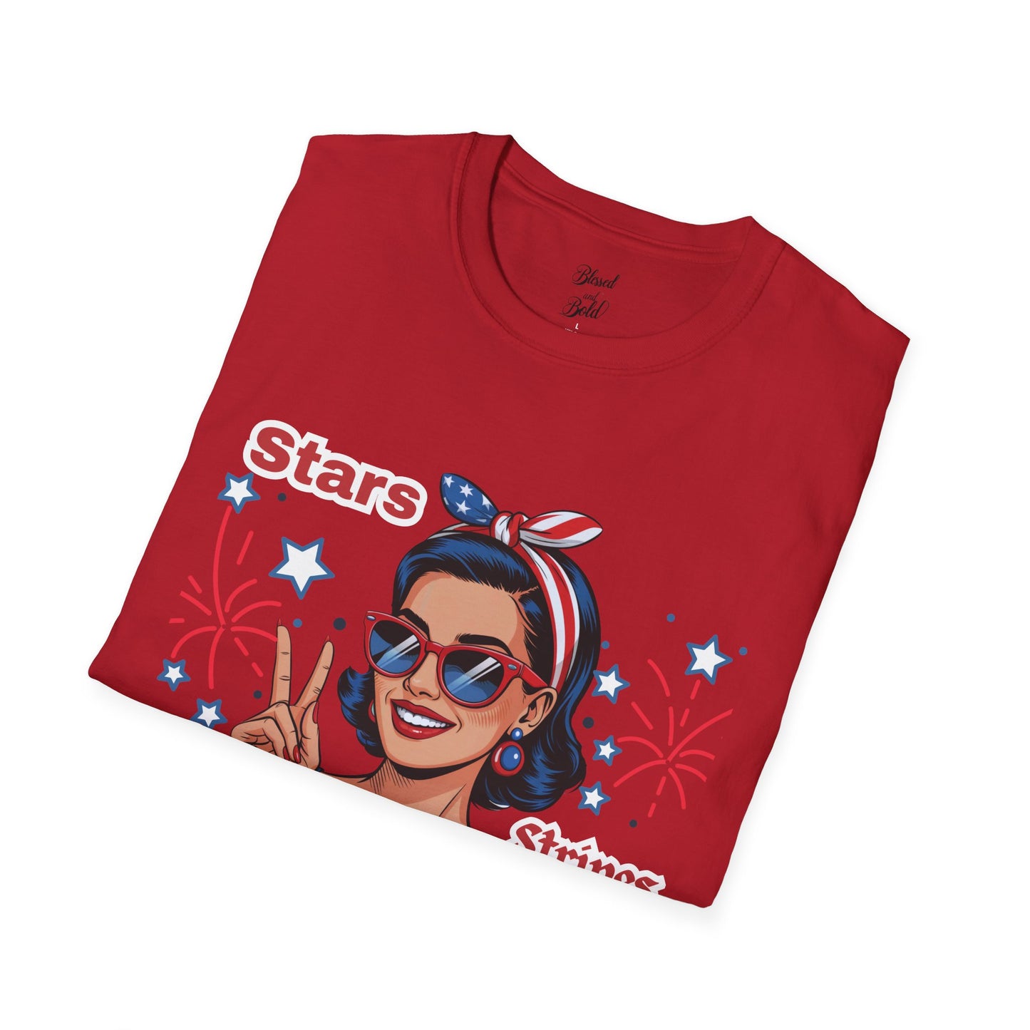 Star & Stripe Unisex T-Shirt - Patriotic Graphic Tee