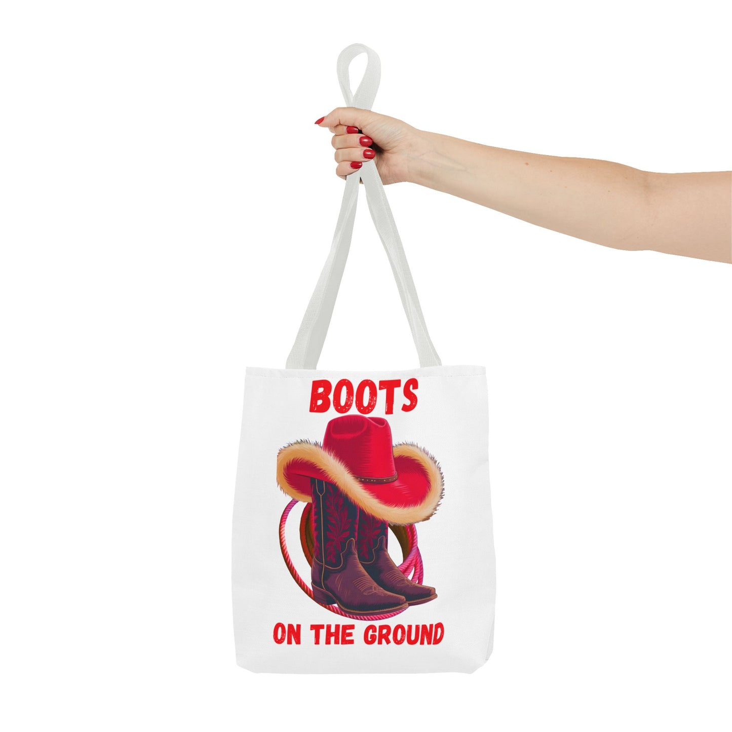 Boots on the Ground Tote Bag