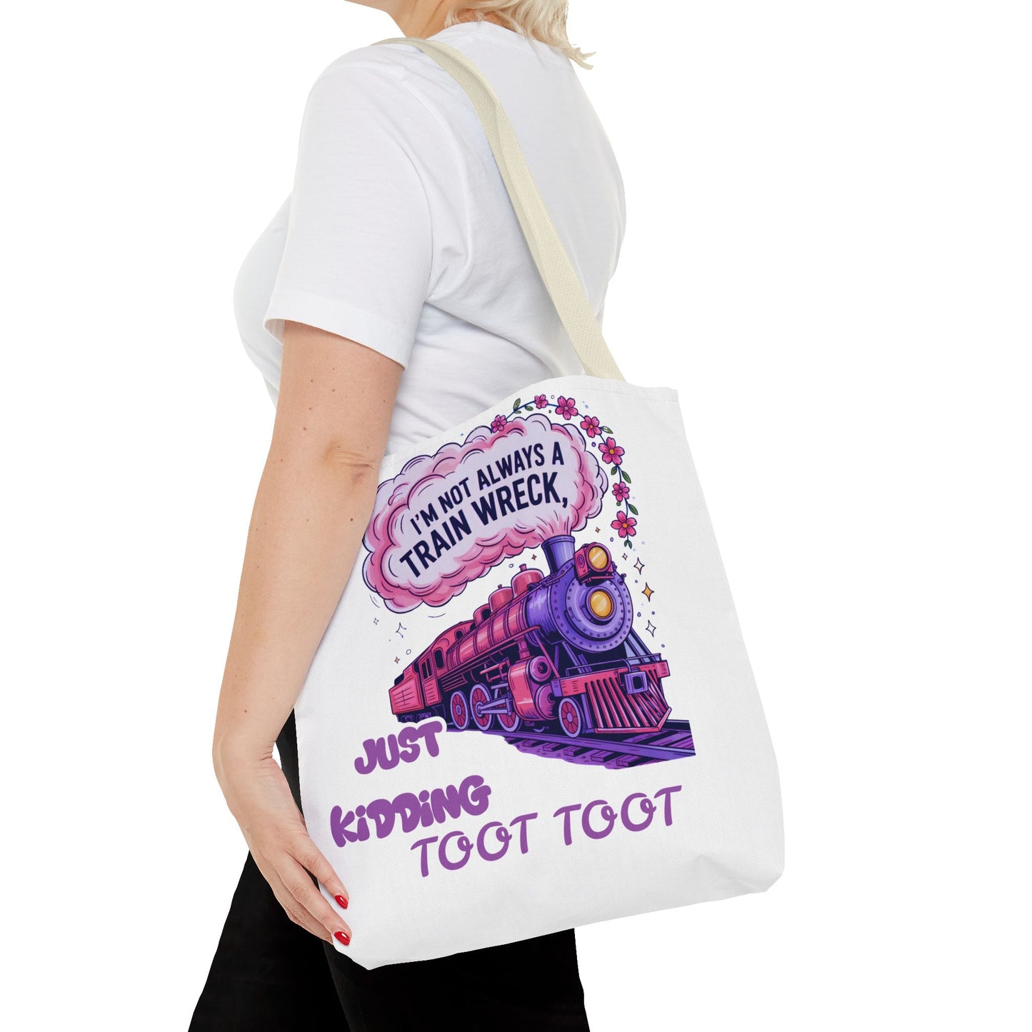 Tote Bag with TOOT TOOT Design