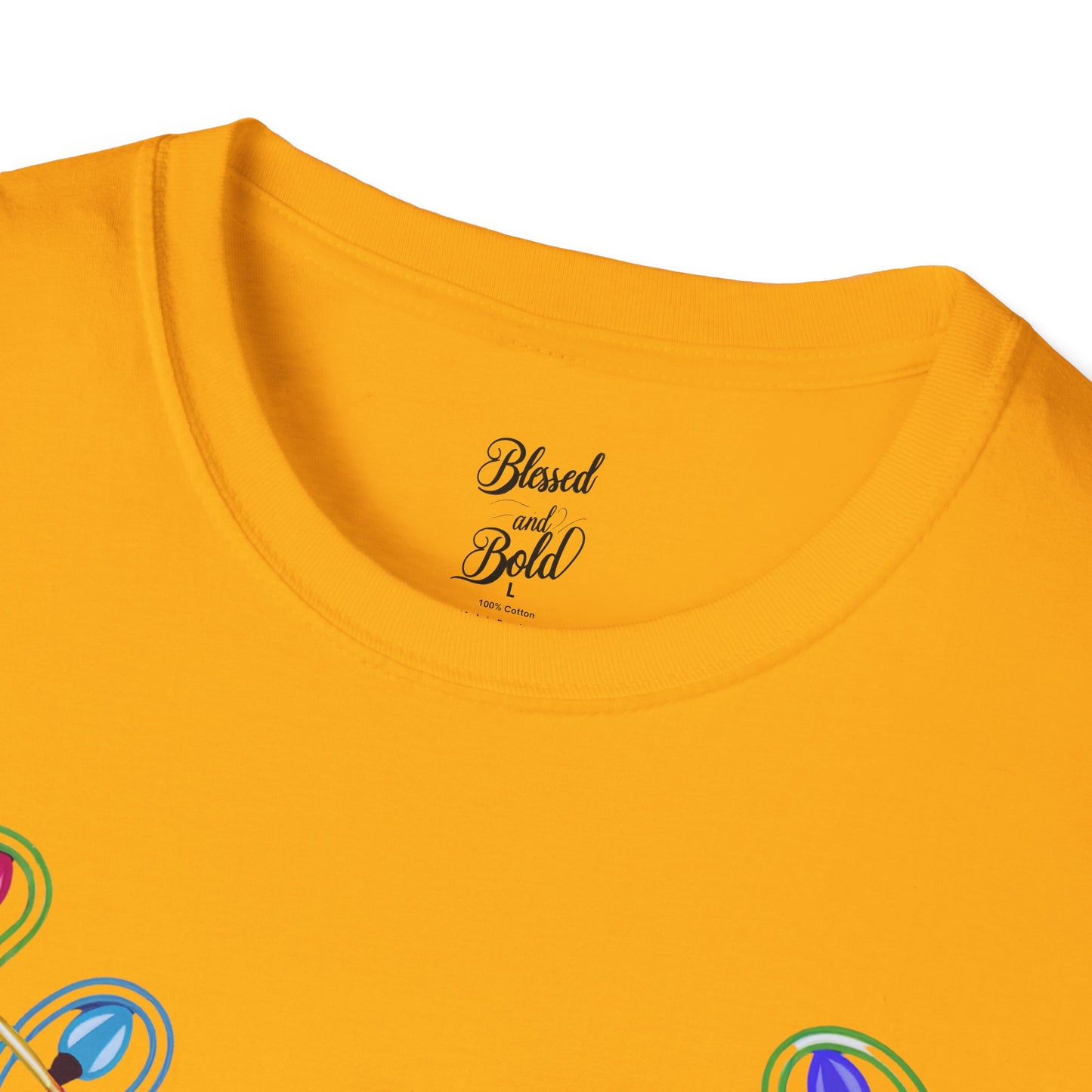 T-Shirt - Neon Noel Reindeer Design