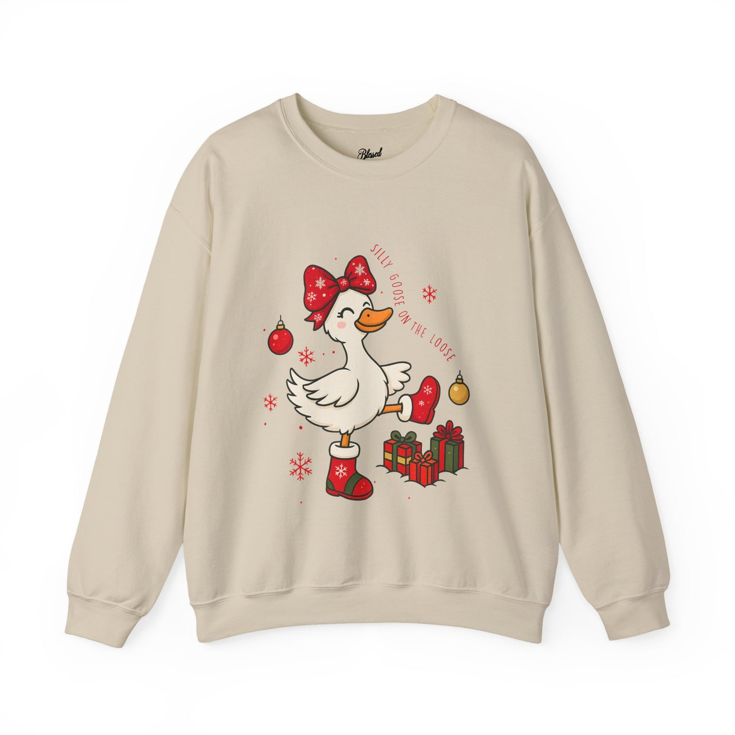 Sweatshirt - Silly Goose on the Loose Print