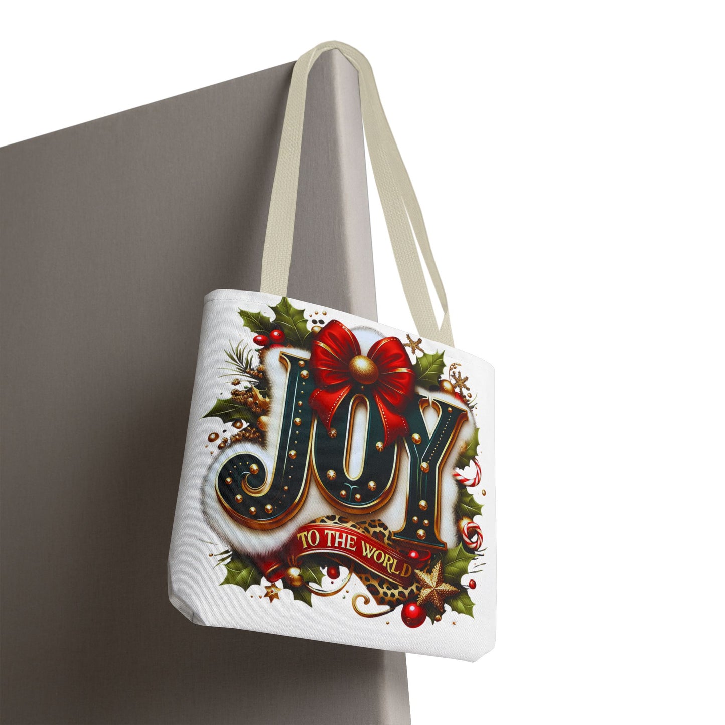 Tote Bag - Joy to the World Holiday Carryall