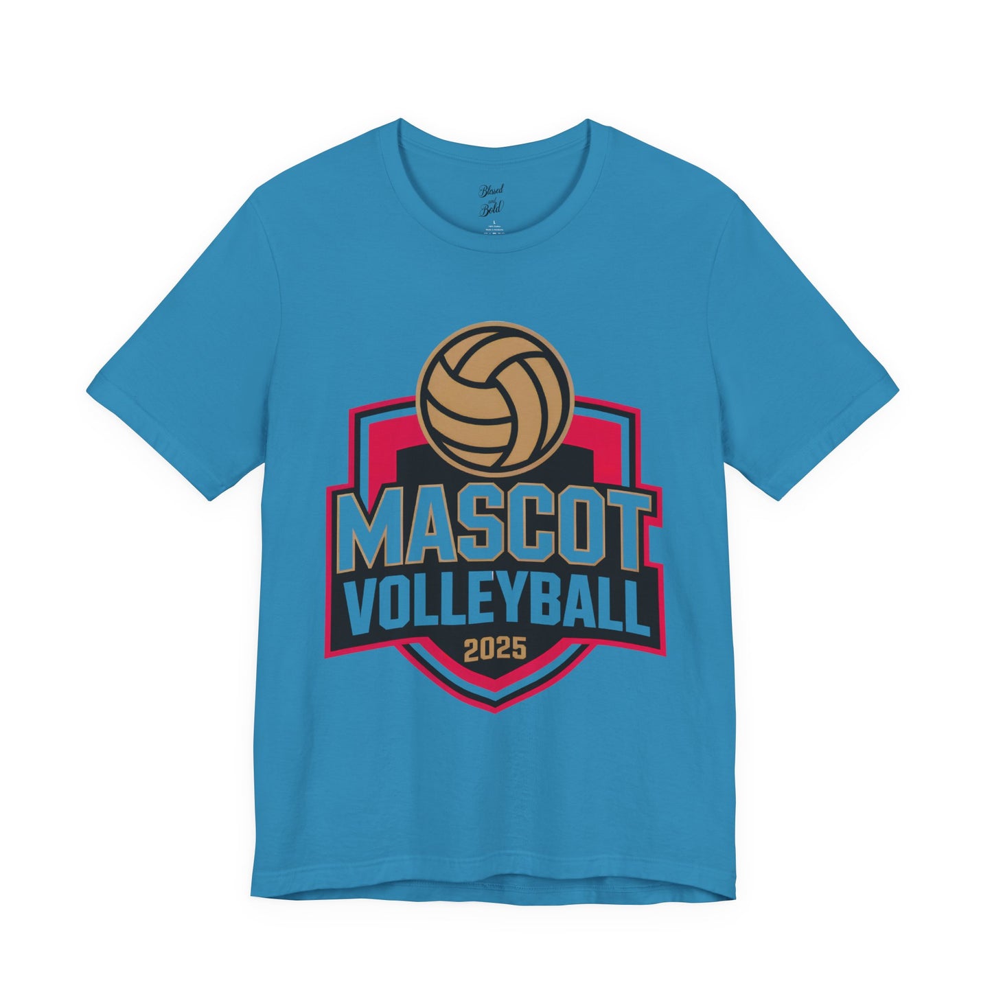 Volleyball Tee - Mascot Volleyball 2025 Unisex Jersey Short Sleeve Tee