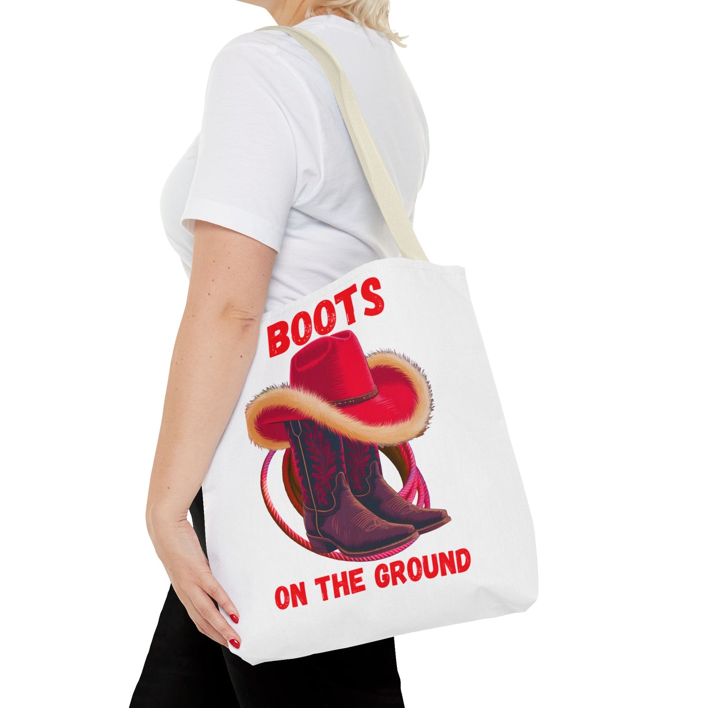 Boots on the Ground Tote Bag