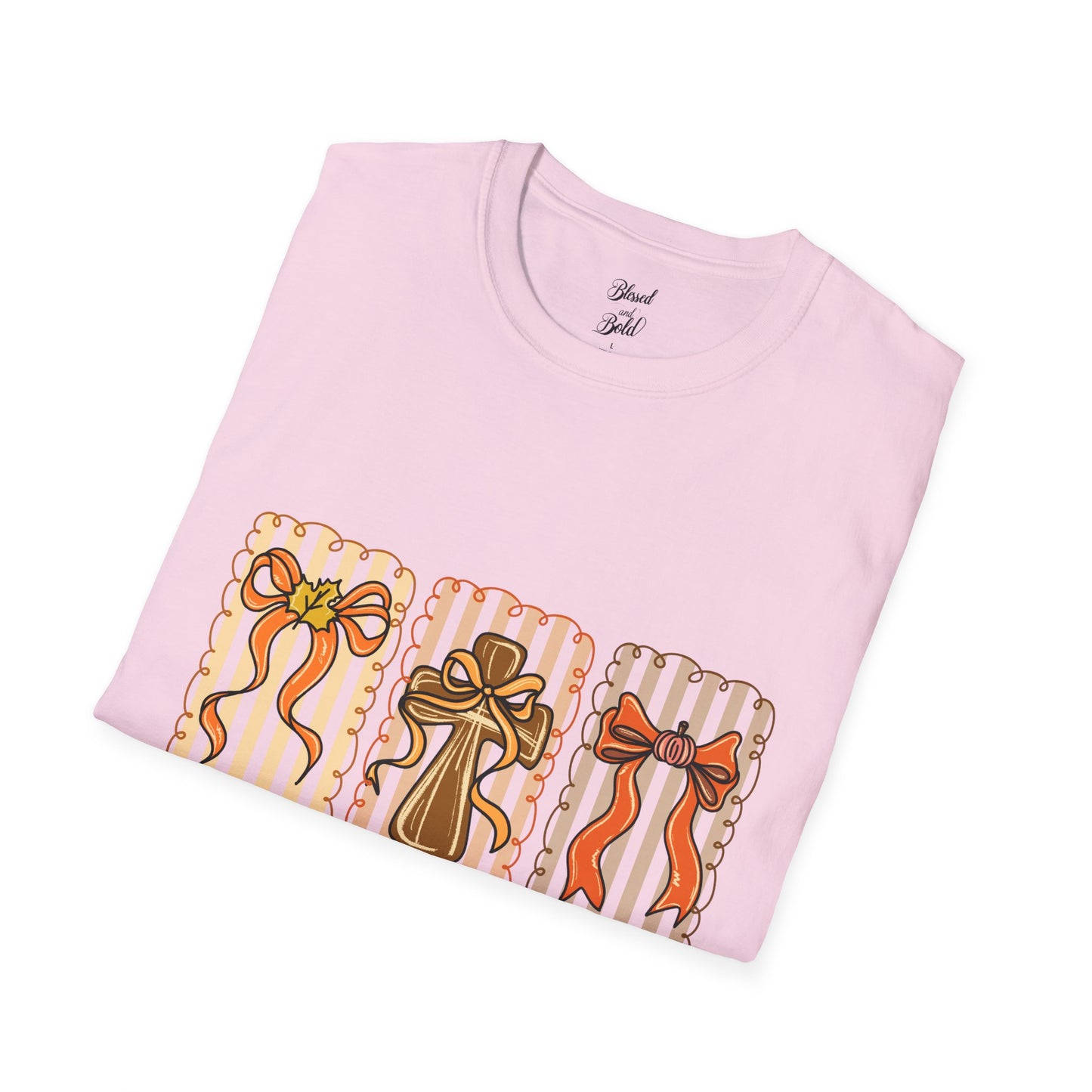 Fall for Jesus Unisex T-Shirt - He Never Leaves Religious Christian Tee