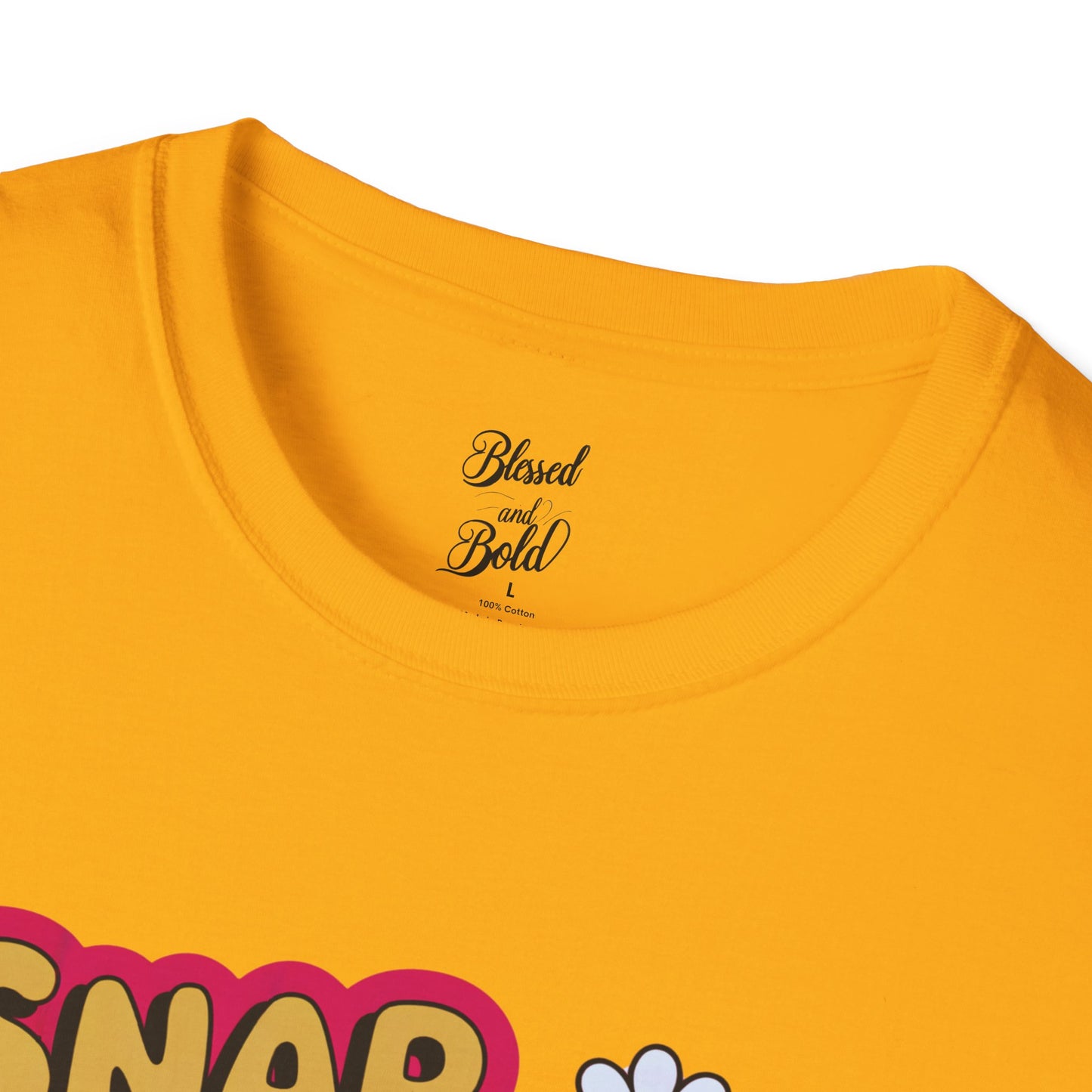 Unisex T-Shirt Snap That Bag Design