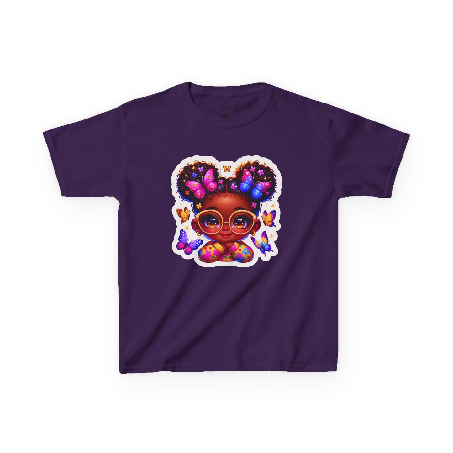 Kids Tee - Glow Girl: Sweet, Smart & Sparkly Design