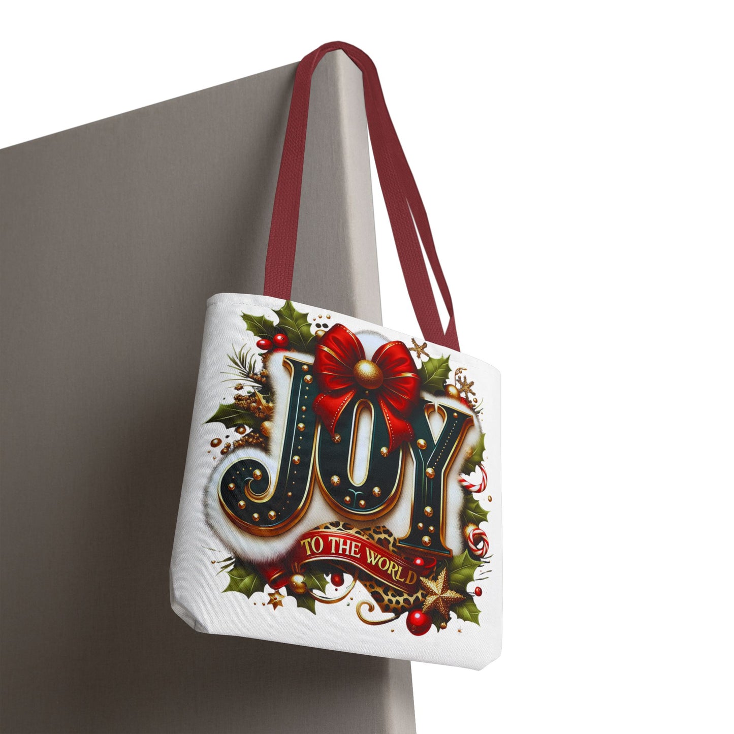 Tote Bag - Joy to the World Holiday Carryall