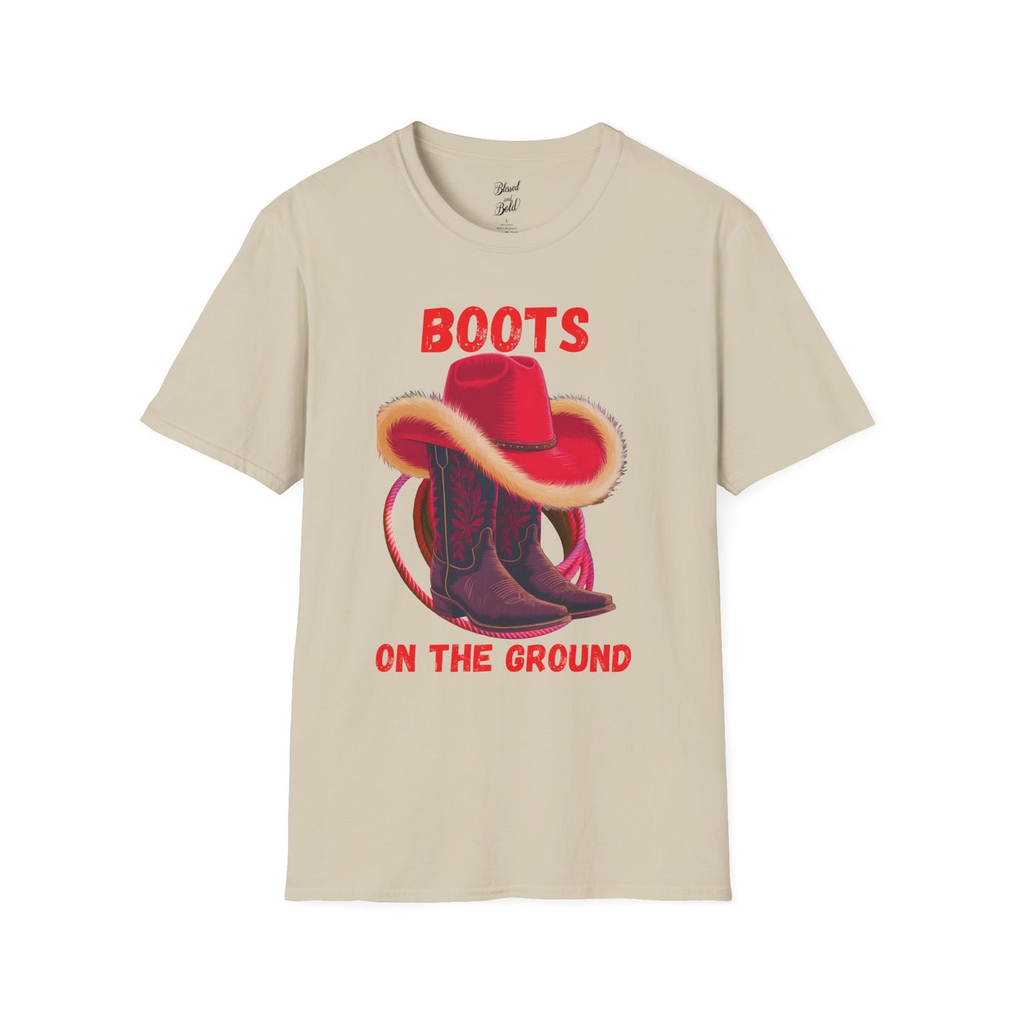 Unisex T-Shirt - BOOTS ON THE GROUND Design