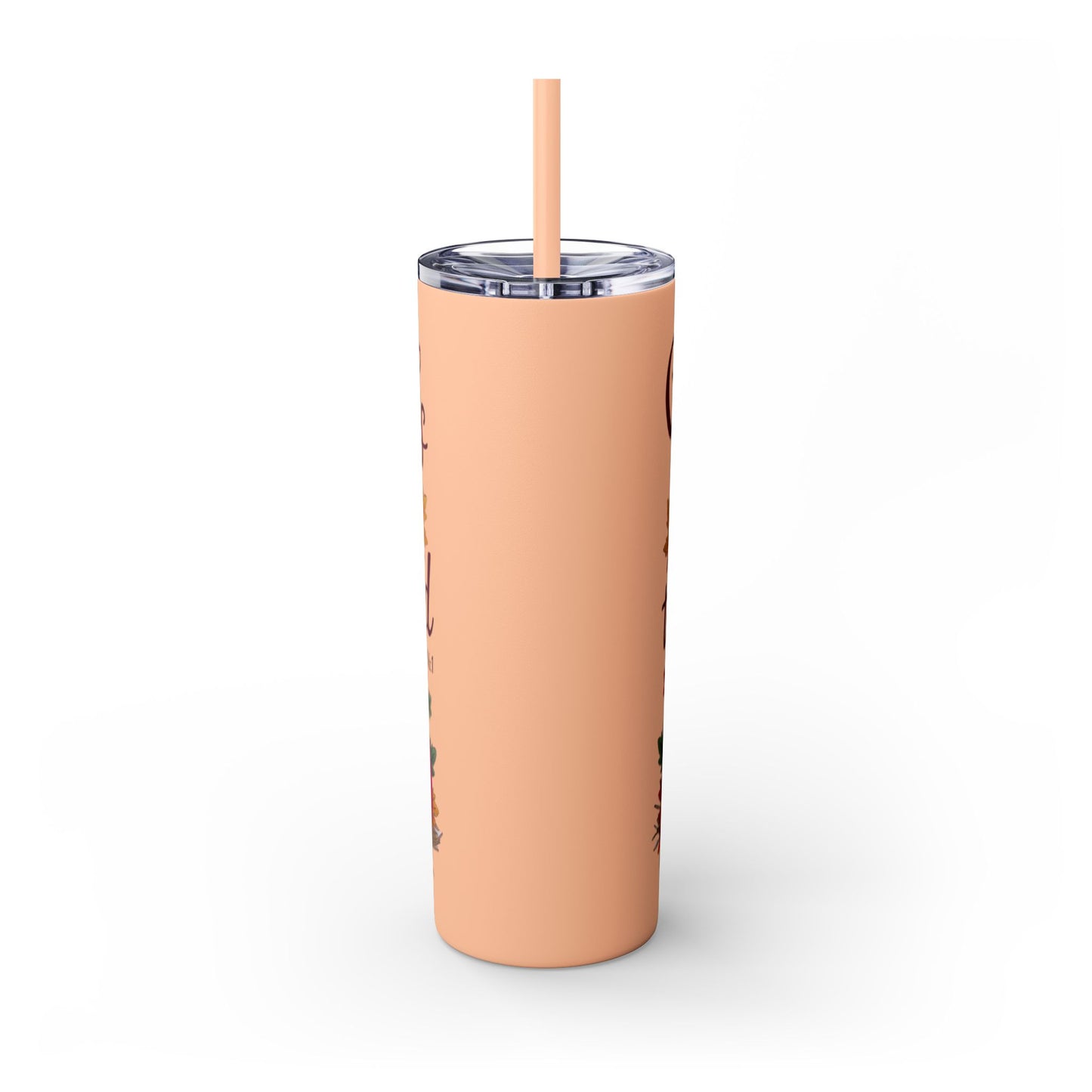 Tumbler with Straw, 20oz - Give Thanks To The Lord Psalms 136:1