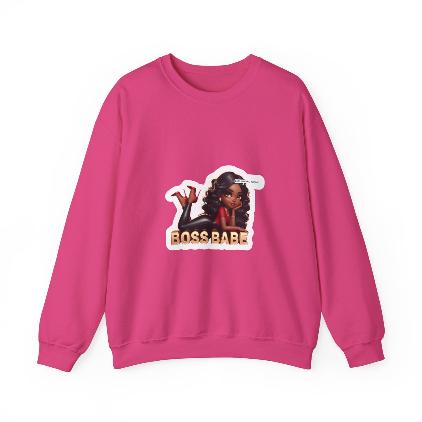 Boss Babe  Heavy Crewneck Sweatshirt