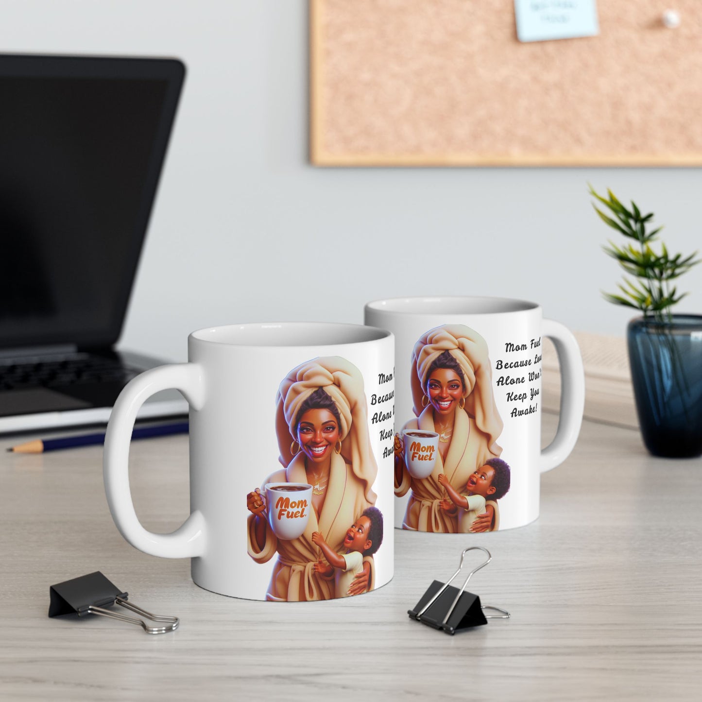 Mug - Mom Fuel Ceramic Mug (11oz, 15oz)