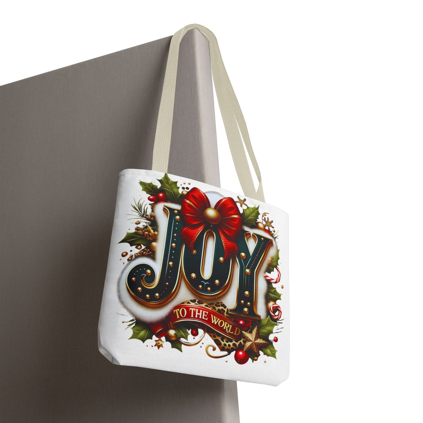 Tote Bag - Joy to the World Holiday Carryall