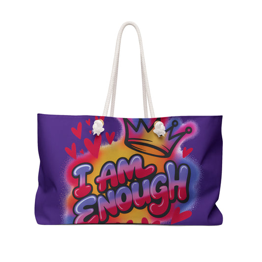 Weekender Bag - I AM ENOUGH